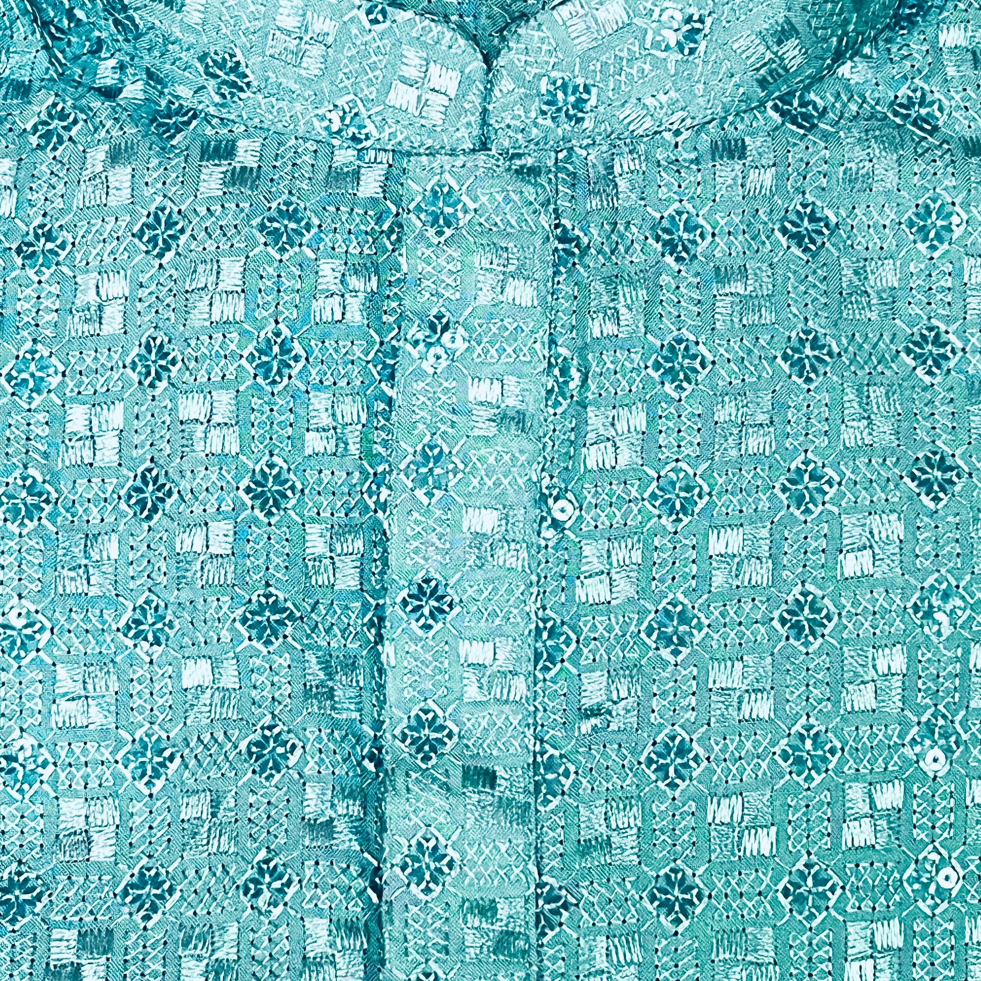 Lucknowi Threadwork Kurtas-5 Colors - Vintage India NYC