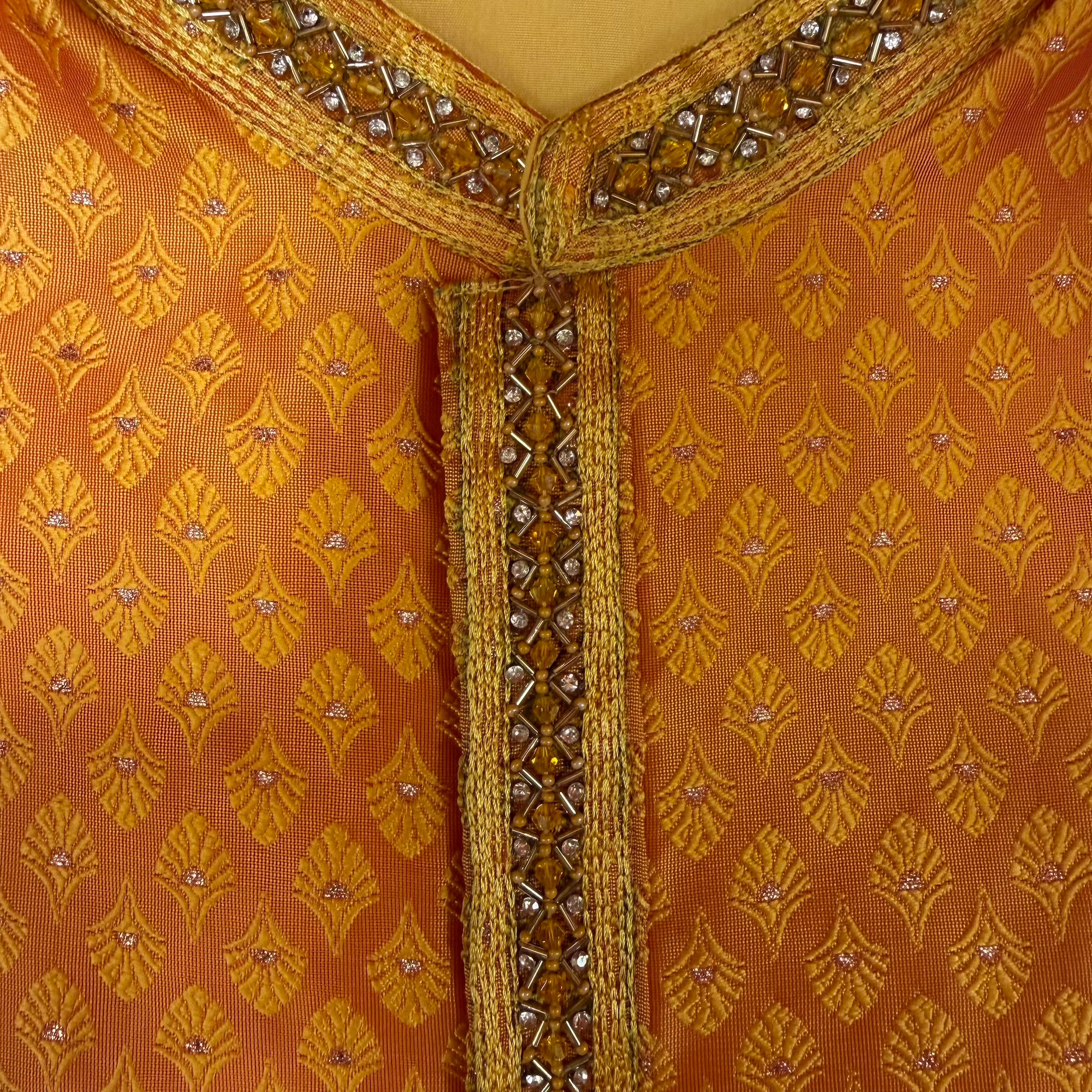 Plume Motif Kurta-Colors - Vintage India NYC