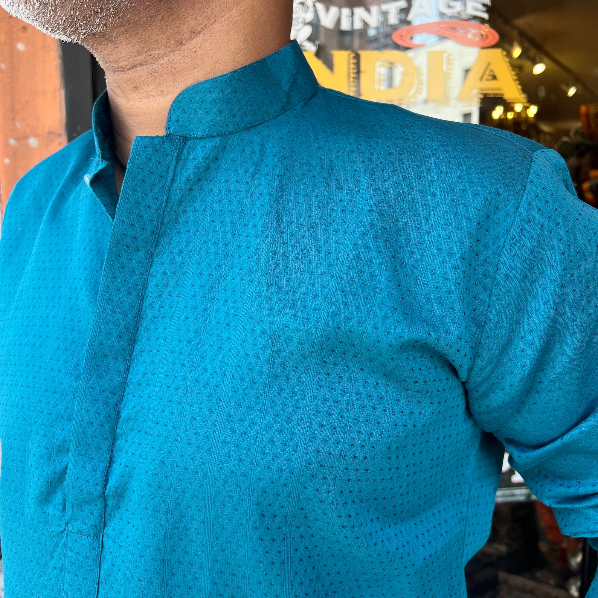 Shade Band Collar Short Kurta- Various Colors