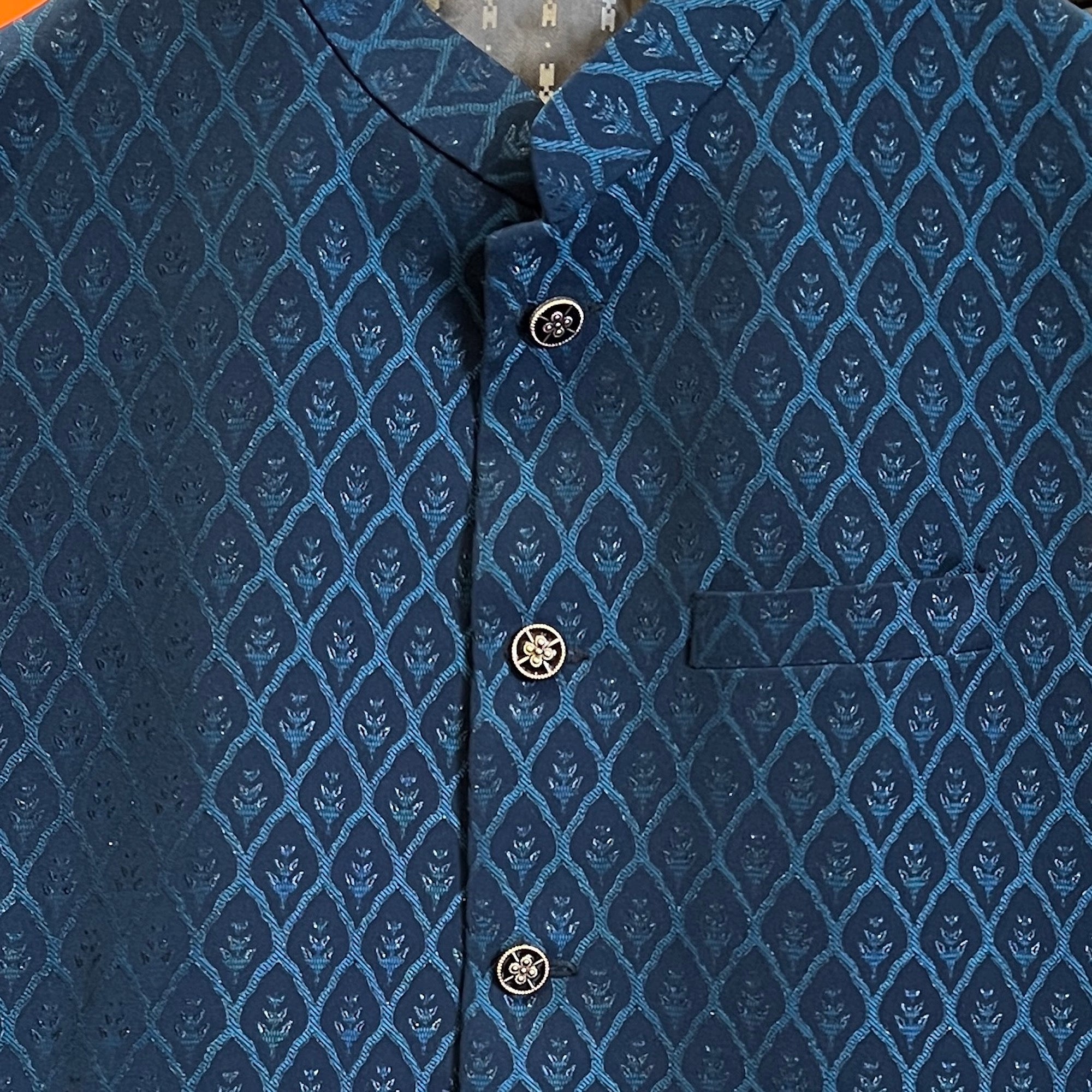 YD Jacquard Vest-2 Colors - Vintage India NYC