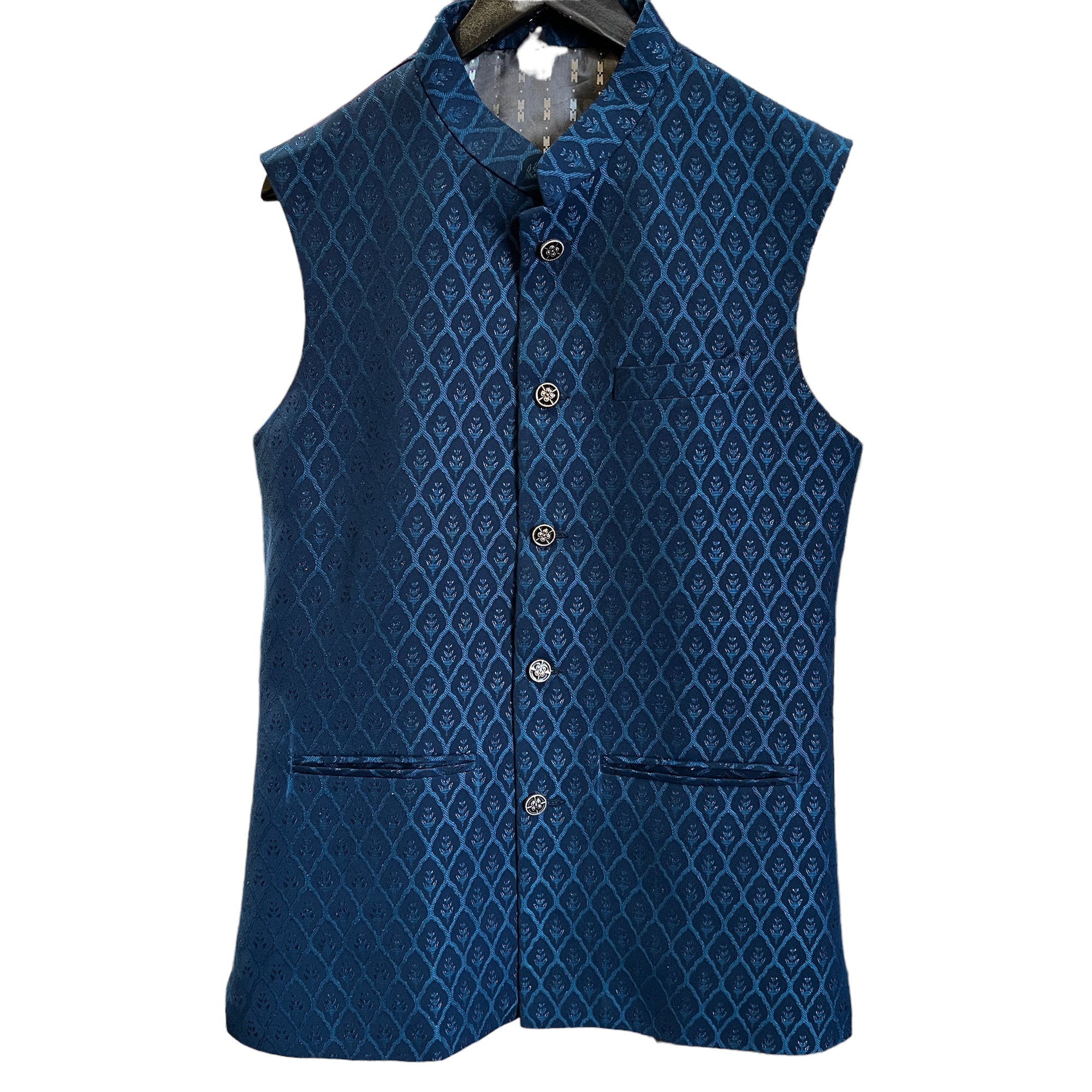YD Jacquard Vest-2 Colors - Vintage India NYC