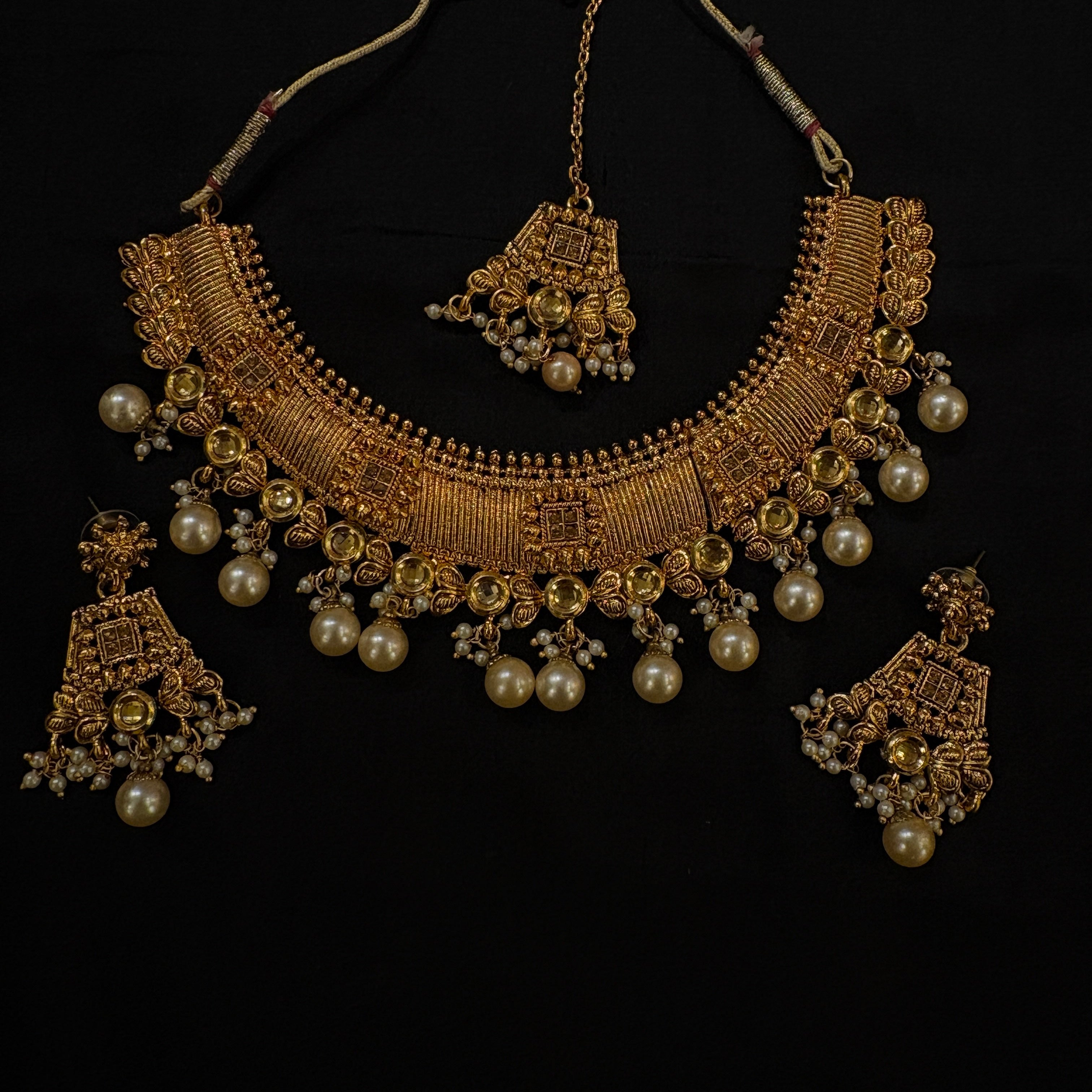 Gold Necklace Set Collection 165-Various