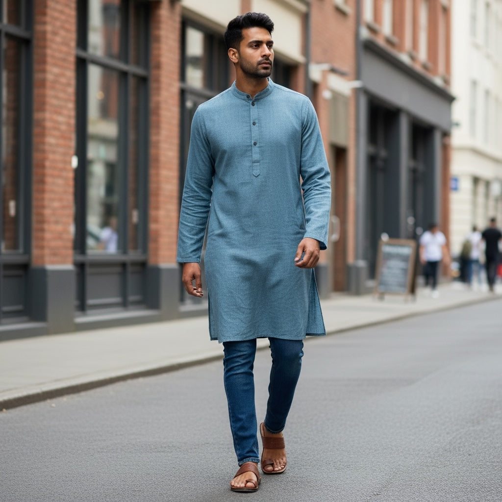 Organic Cotton Kurtas- Many Colors - Vintage India NYC