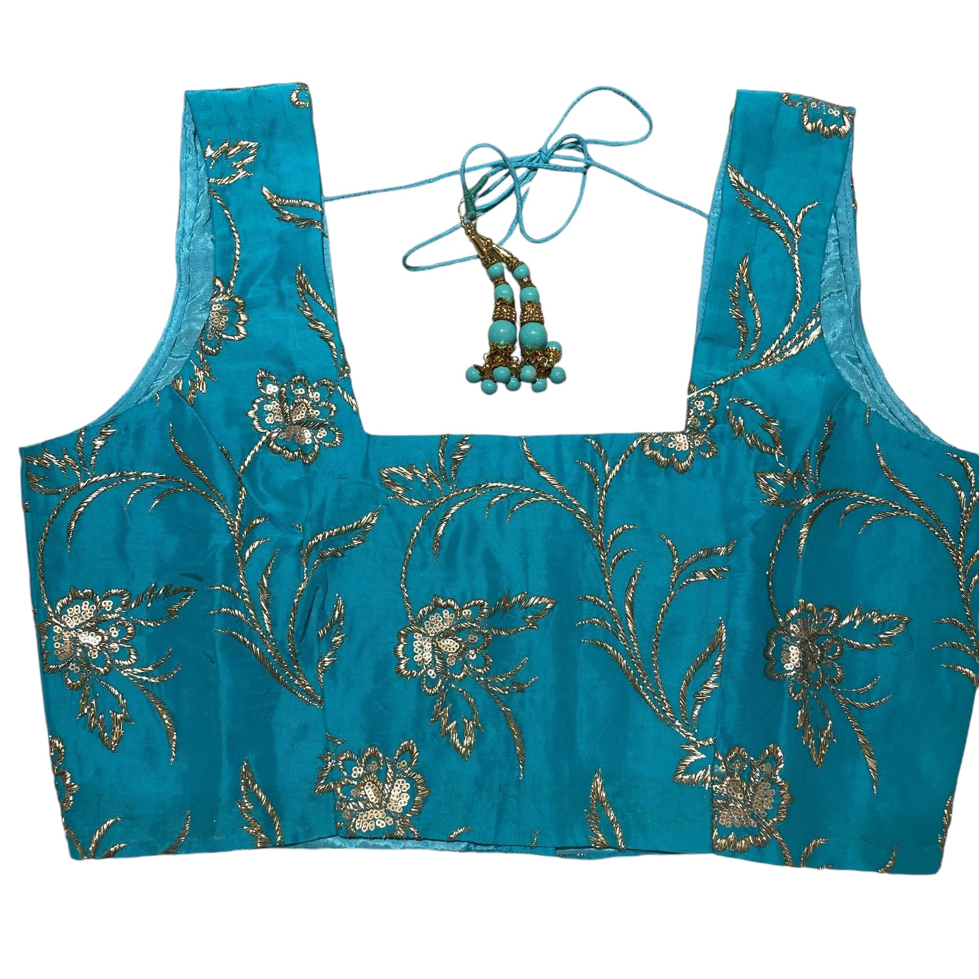 Brocade & Embroidered Saree Blouses 2-Size 40