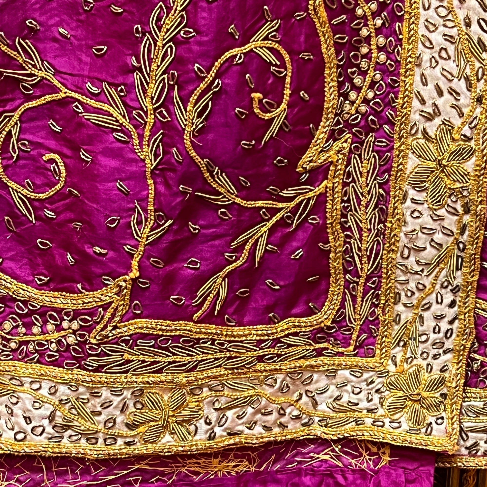 Vintage Magenta Lehenga Set - Vintage India NYC