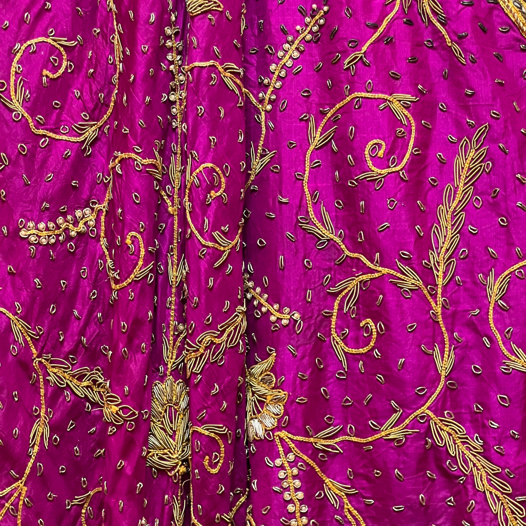 Vintage Magenta Lehenga Set - Vintage India NYC