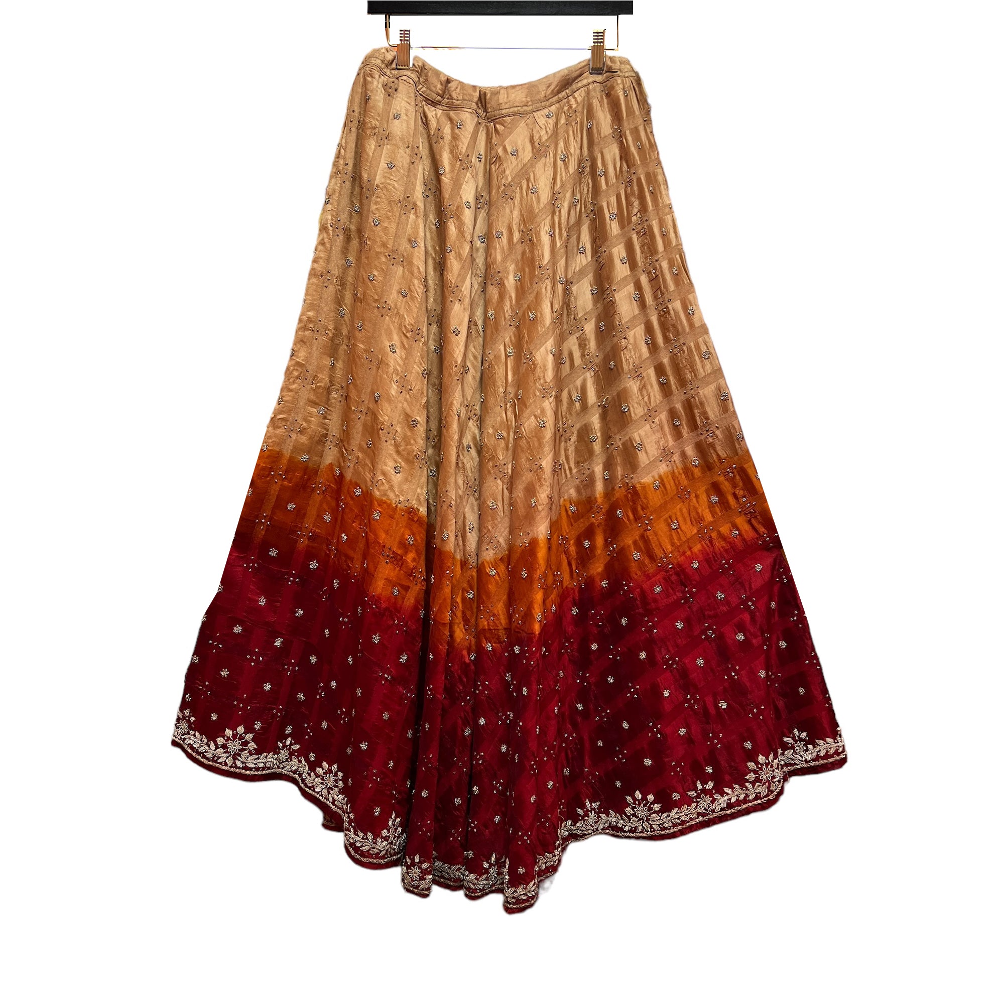 Vintage Silk Ombre Lehenga - Vintage India NYC