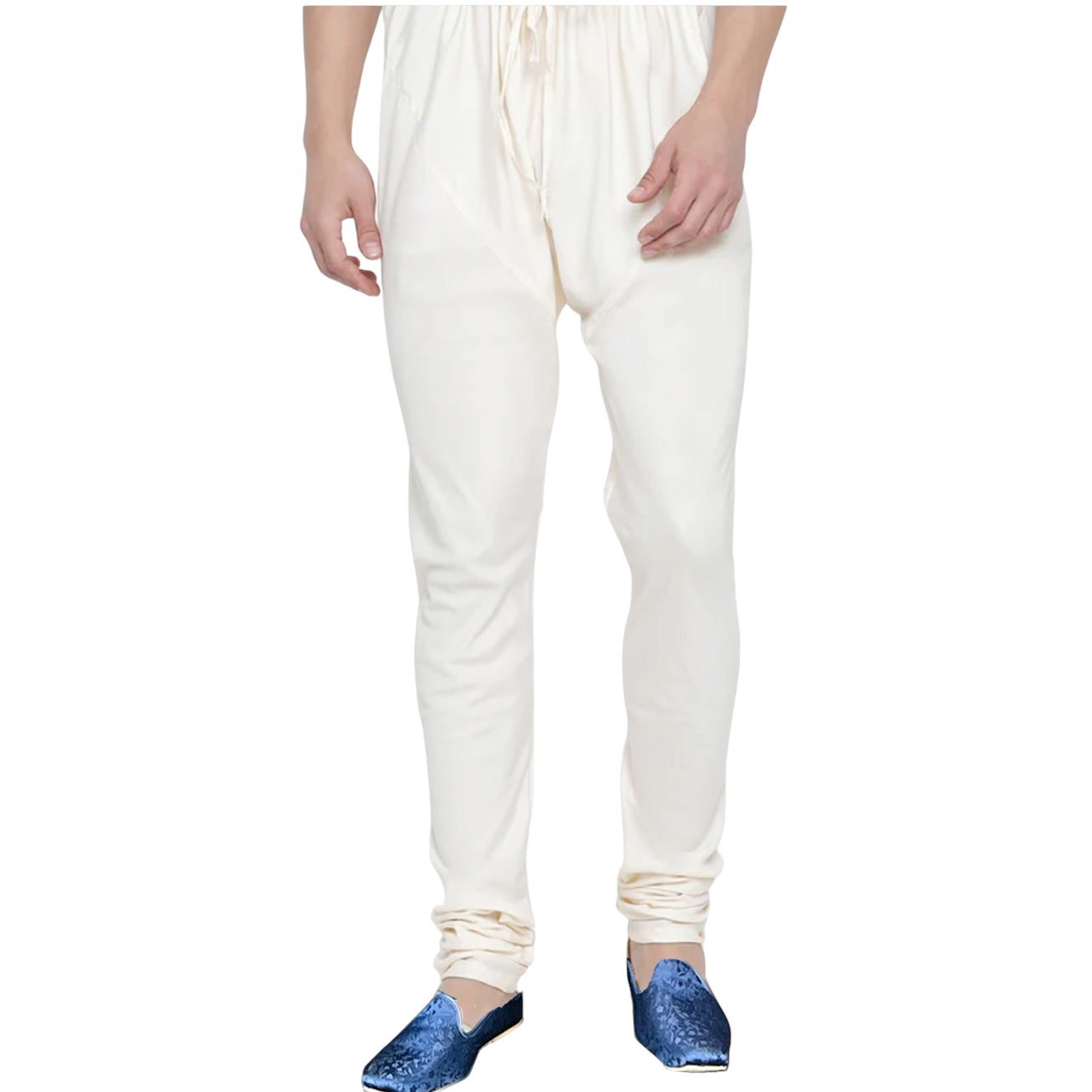 White Churidhar Pant - Vintage India NYC