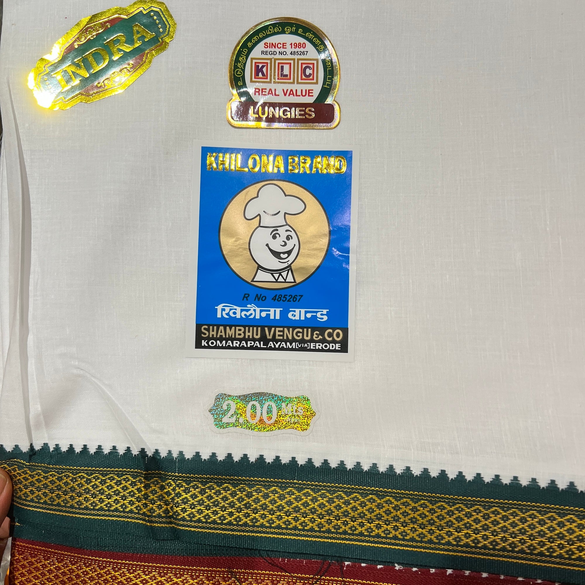 Lungis-4 Colors - Vintage India NYC