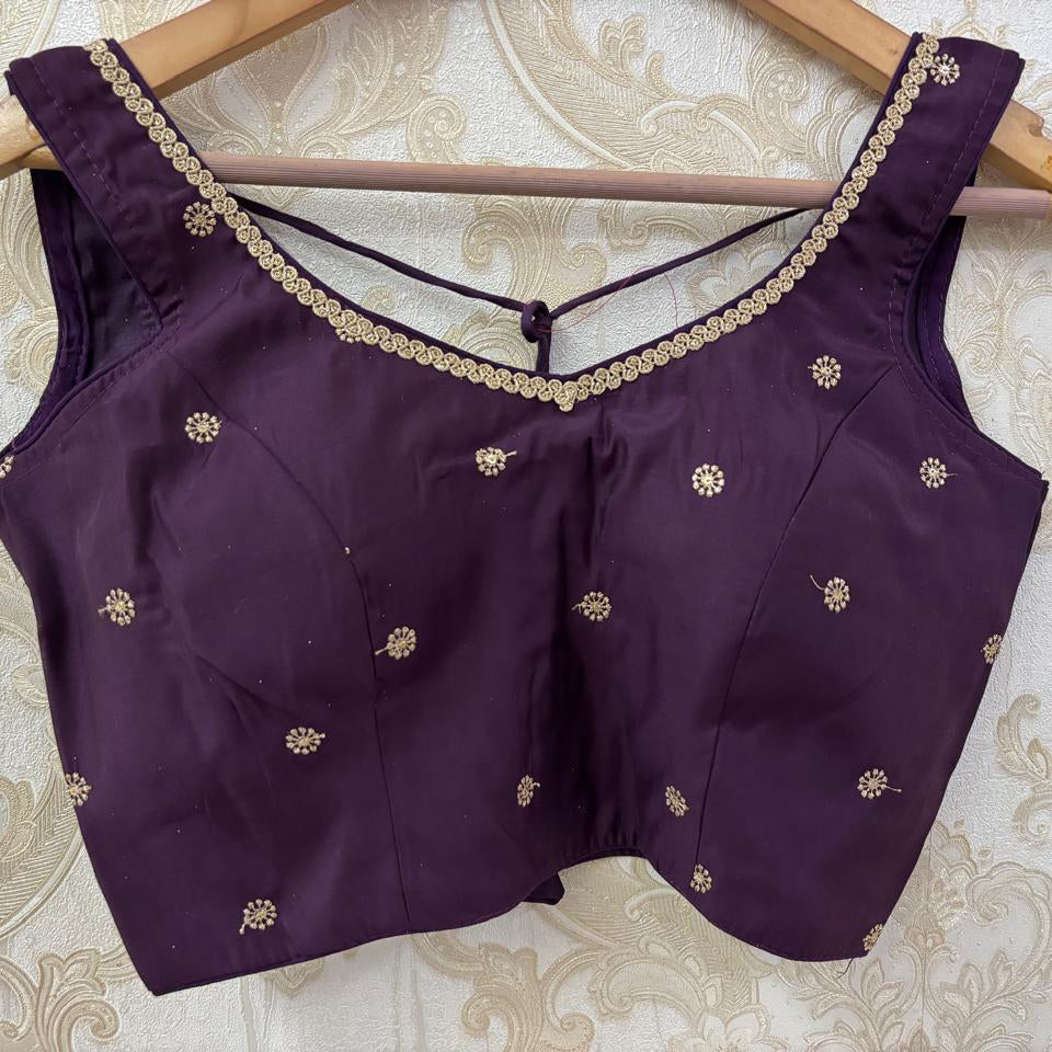 Embroidered Flower Blouse-Size 32- Colors