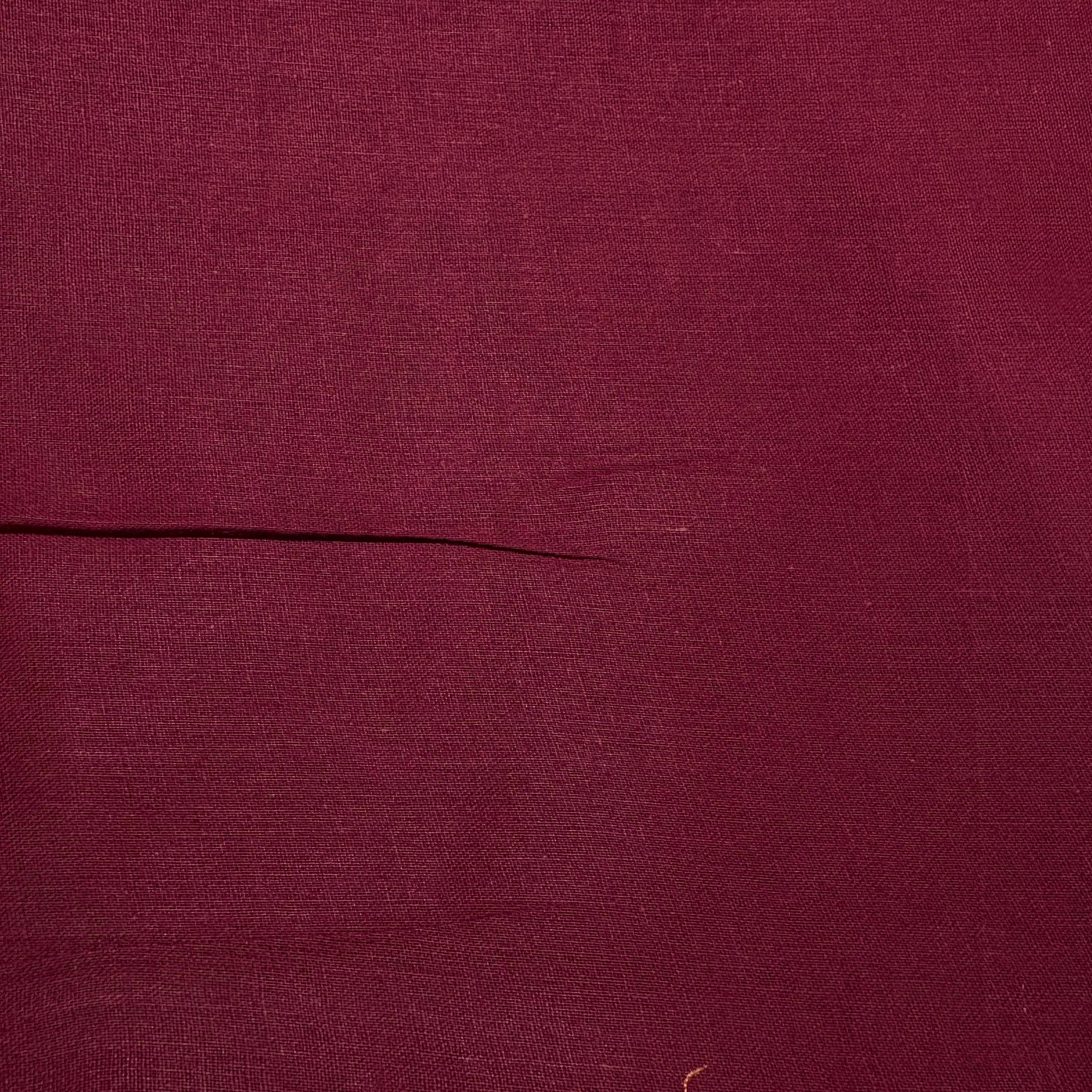 Wine Cotton Dupatta Scarf - Vintage India NYC