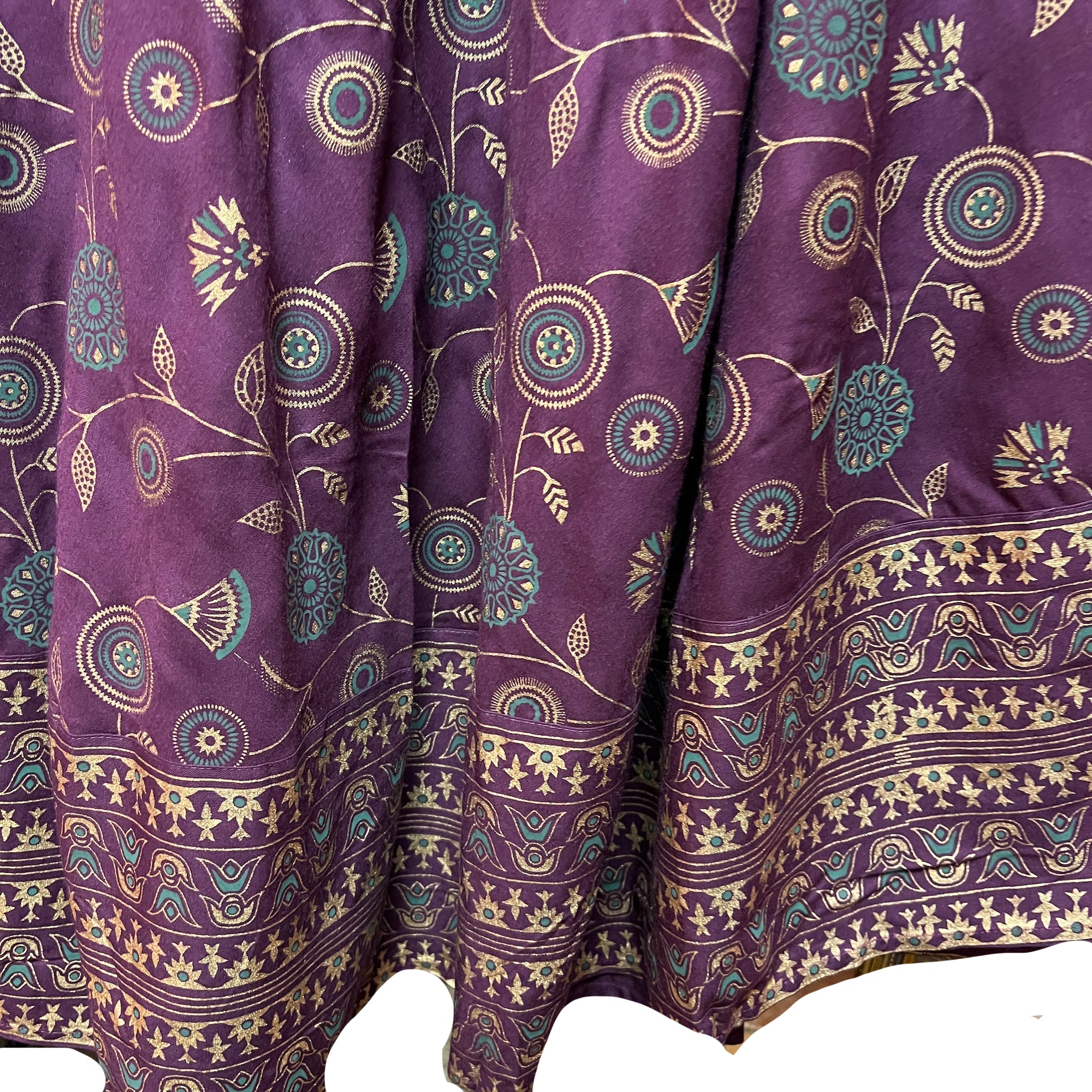 DT Printed Flaired Skirts-Many Colors - Vintage India NYC