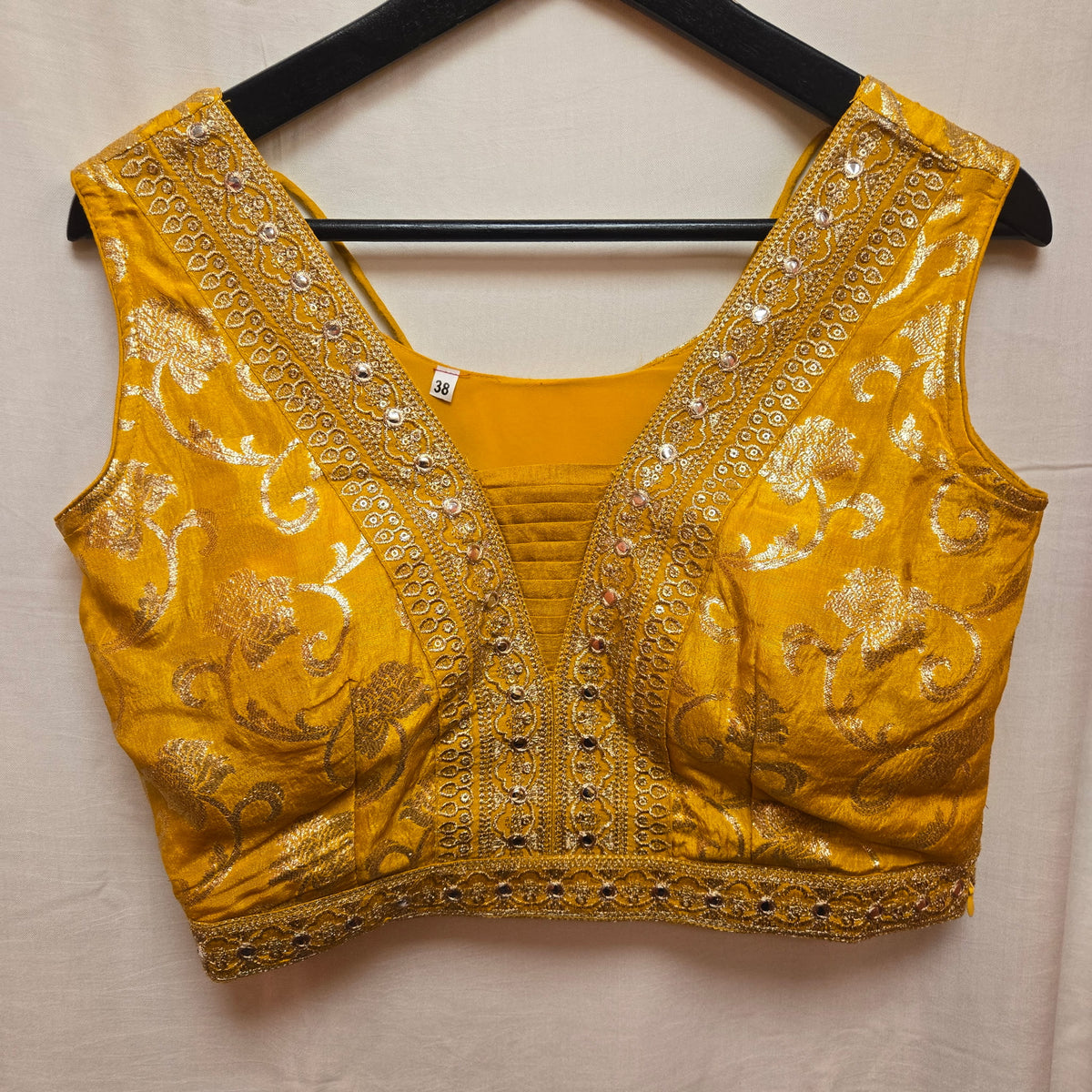 DT Yellow Banarasi Lehenga