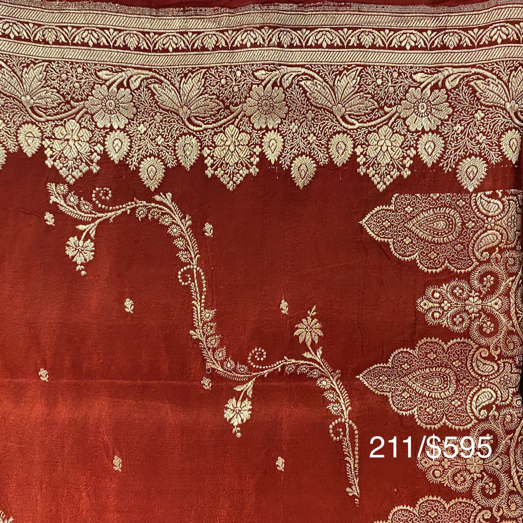 Vintage Banarasi Saree 211 - Vintage India NYC