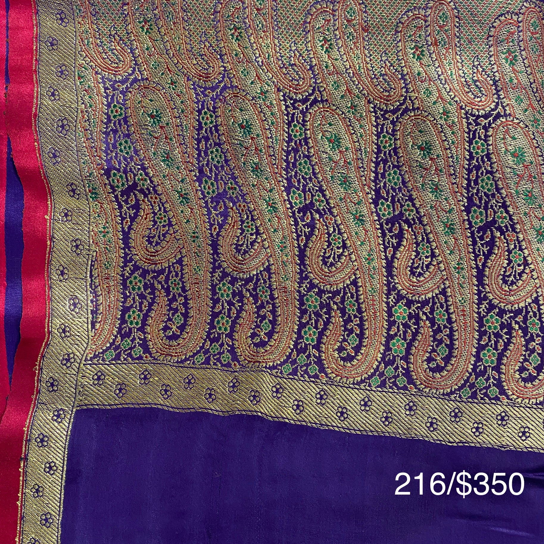 Vintage Banarasi Saree 216 - Vintage India NYC
