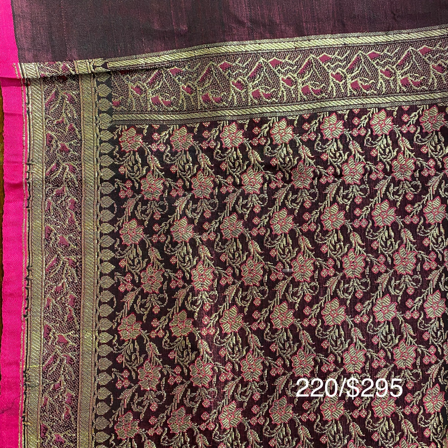 Vintage Banarasi Saree 220 - Vintage India NYC