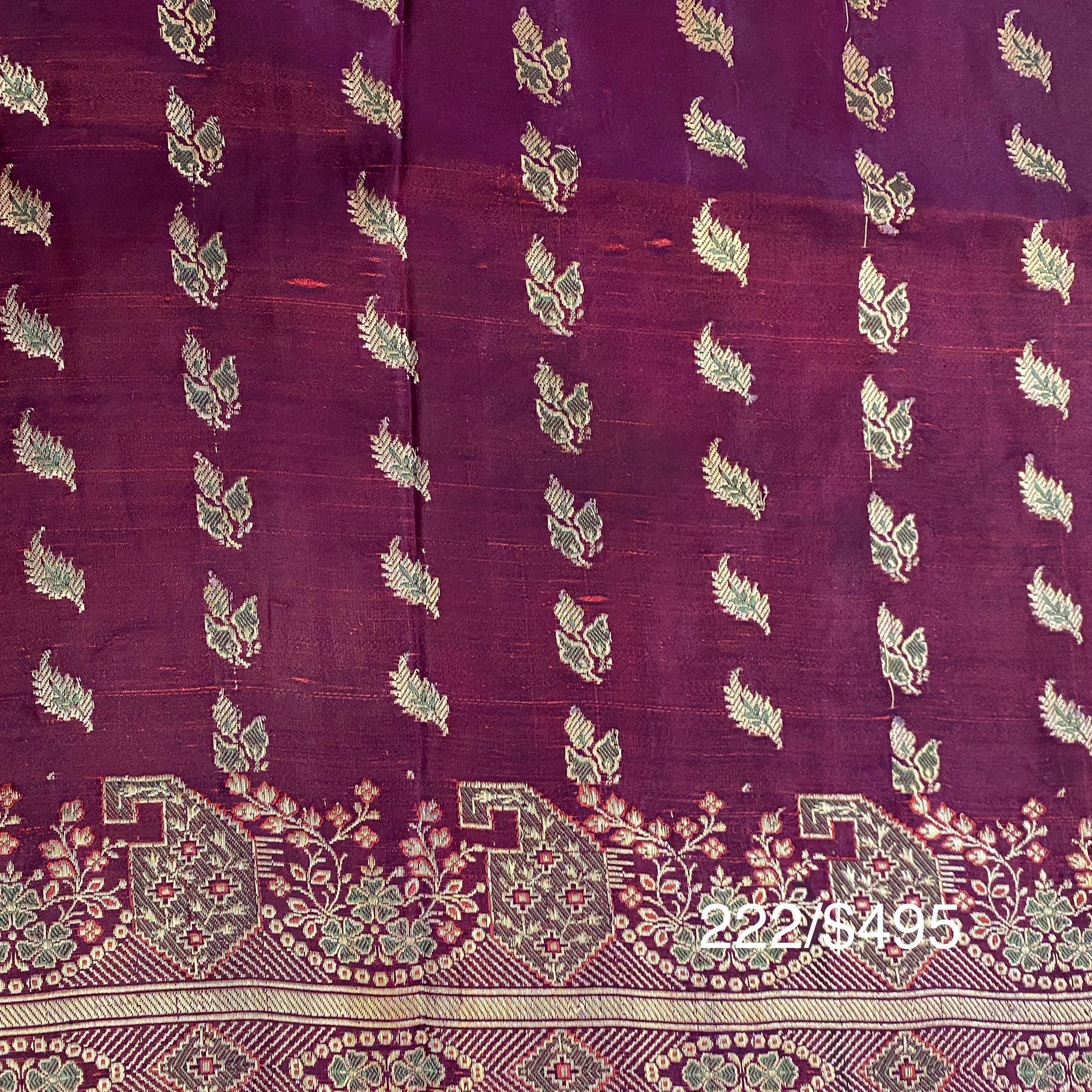 Vintage Banarasi Saree 222 - Vintage India NYC