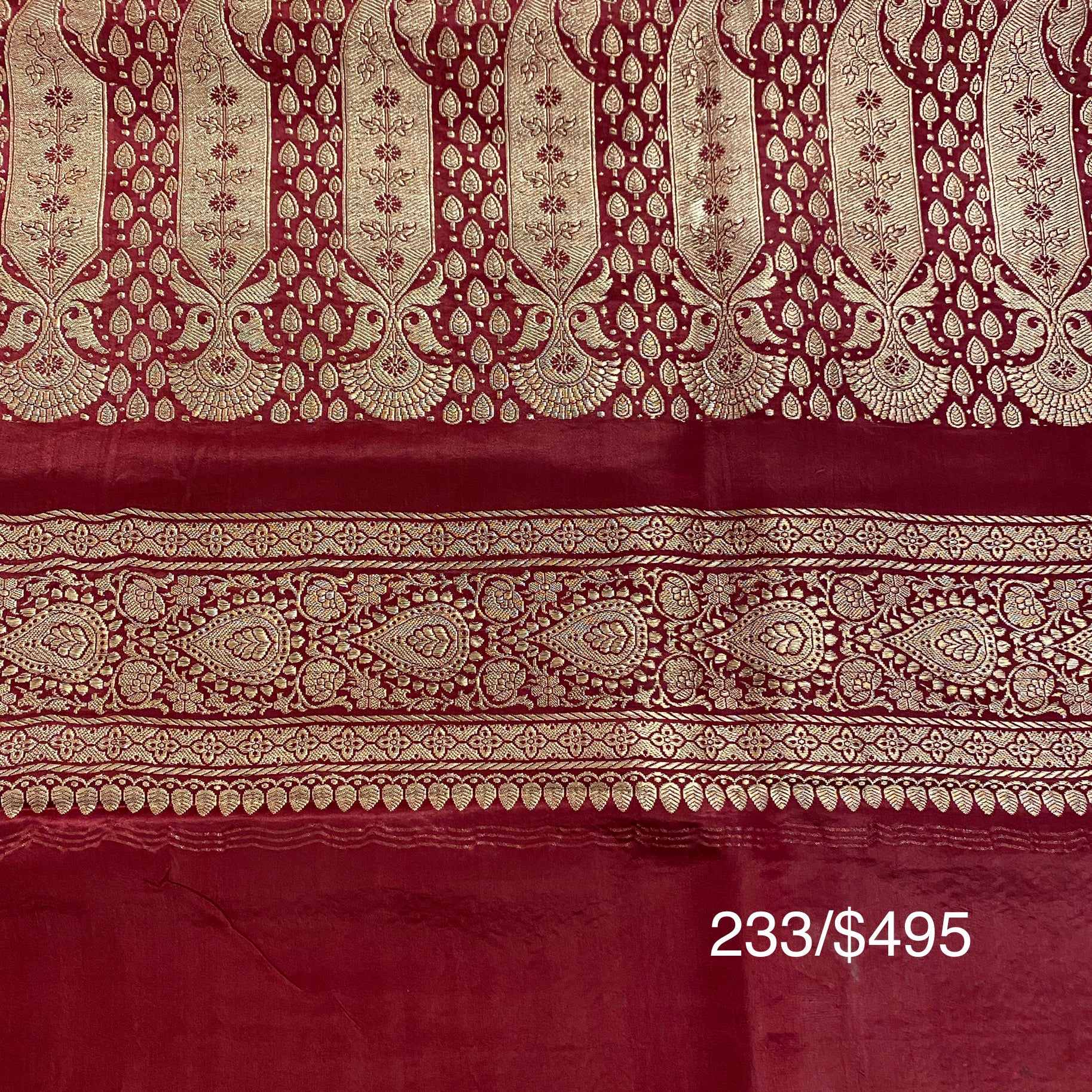 Vintage Banarasi Saree 233 - Vintage India NYC