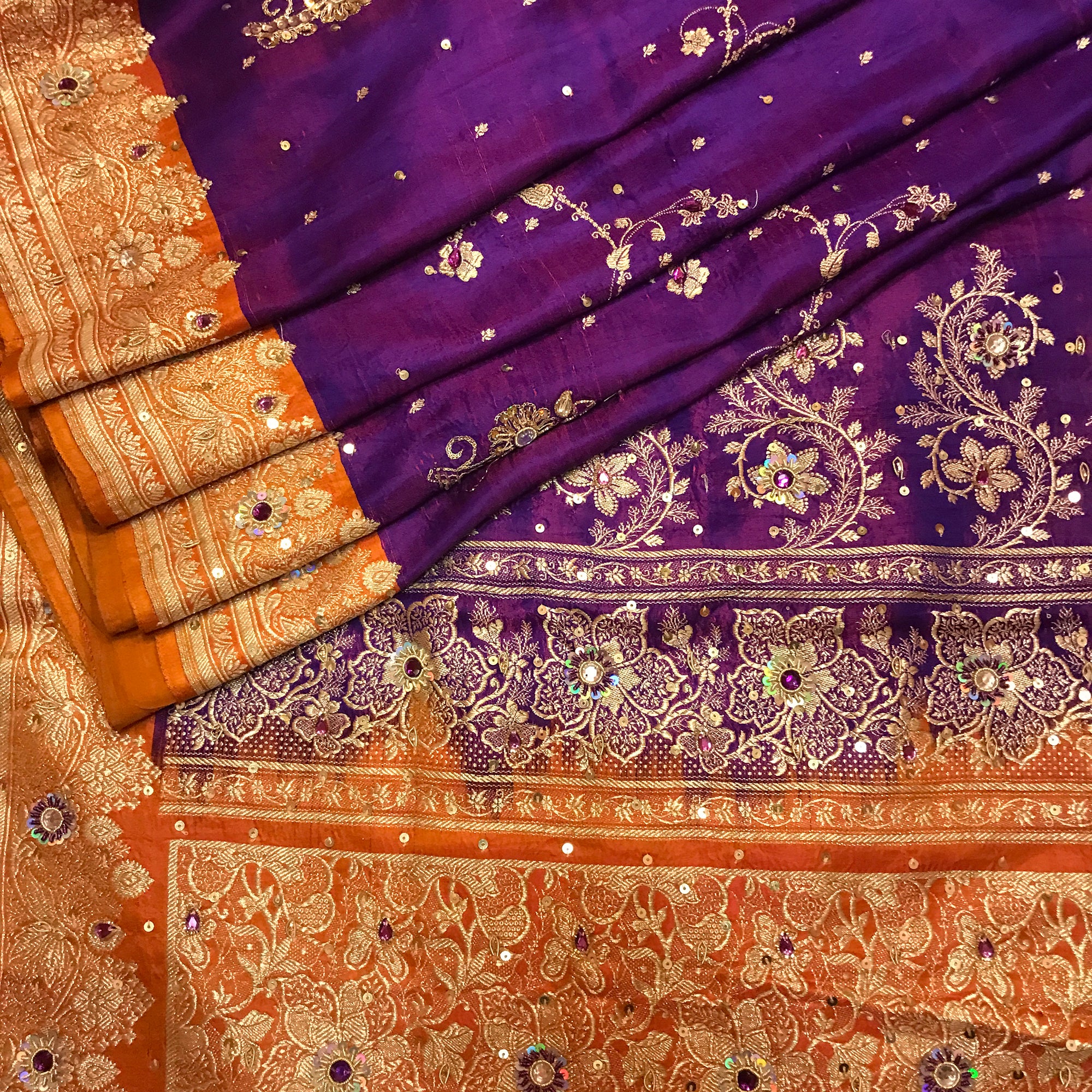Vintage Banarasi Saree 301 - Vintage India NYC