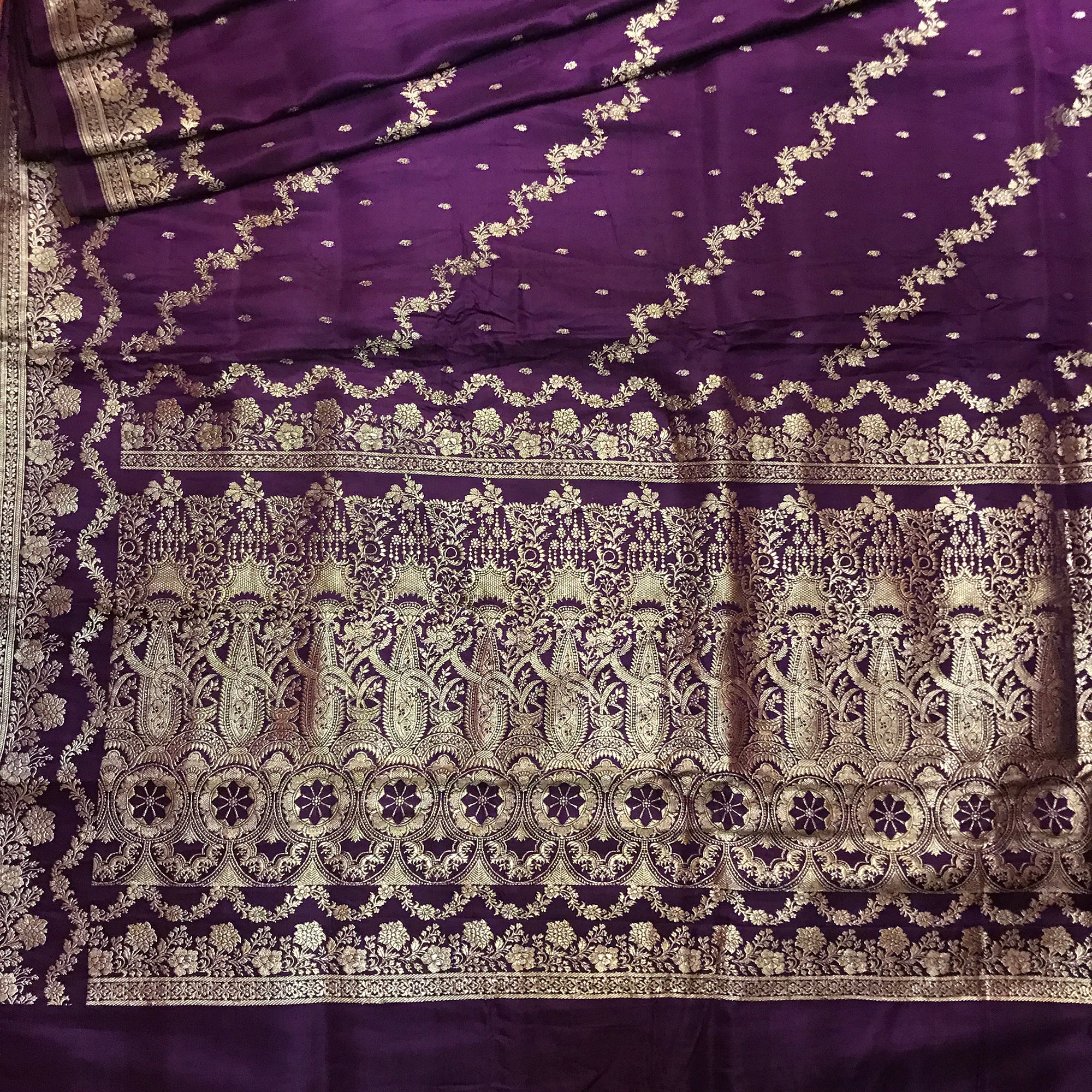 Vintage Banarasi Saree 302 - Vintage India NYC