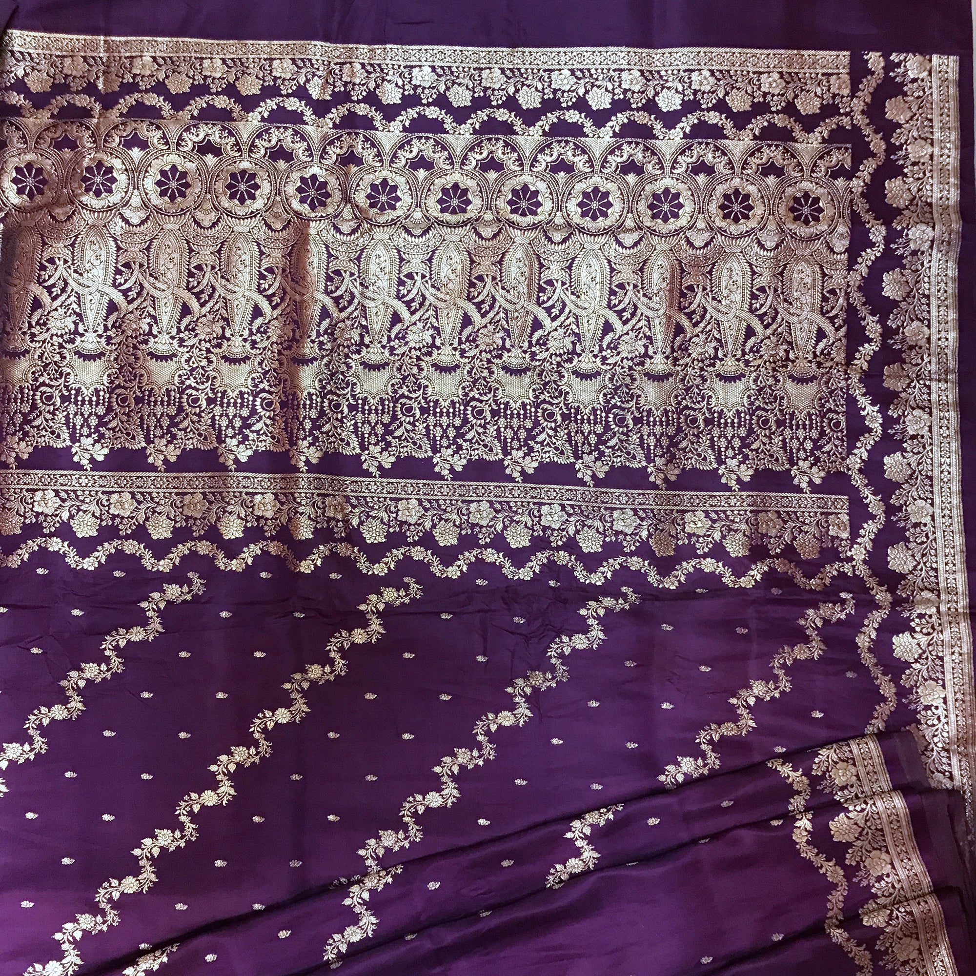 Vintage Banarasi Saree 302 - Vintage India NYC