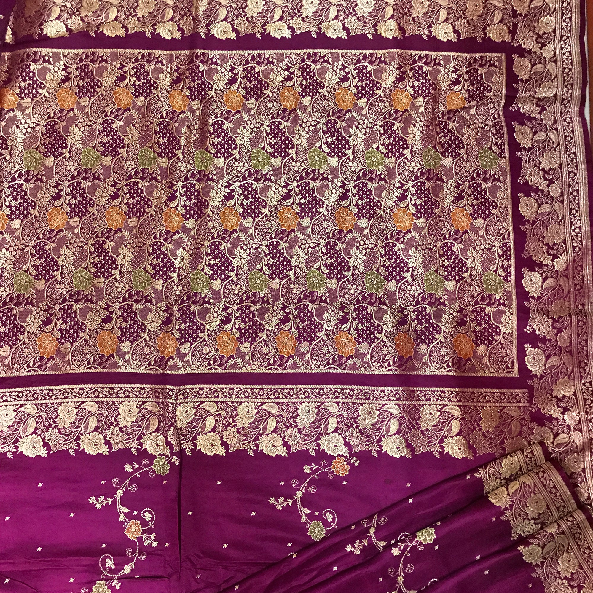 Vintage Banarasi Saree 303 - Vintage India NYC