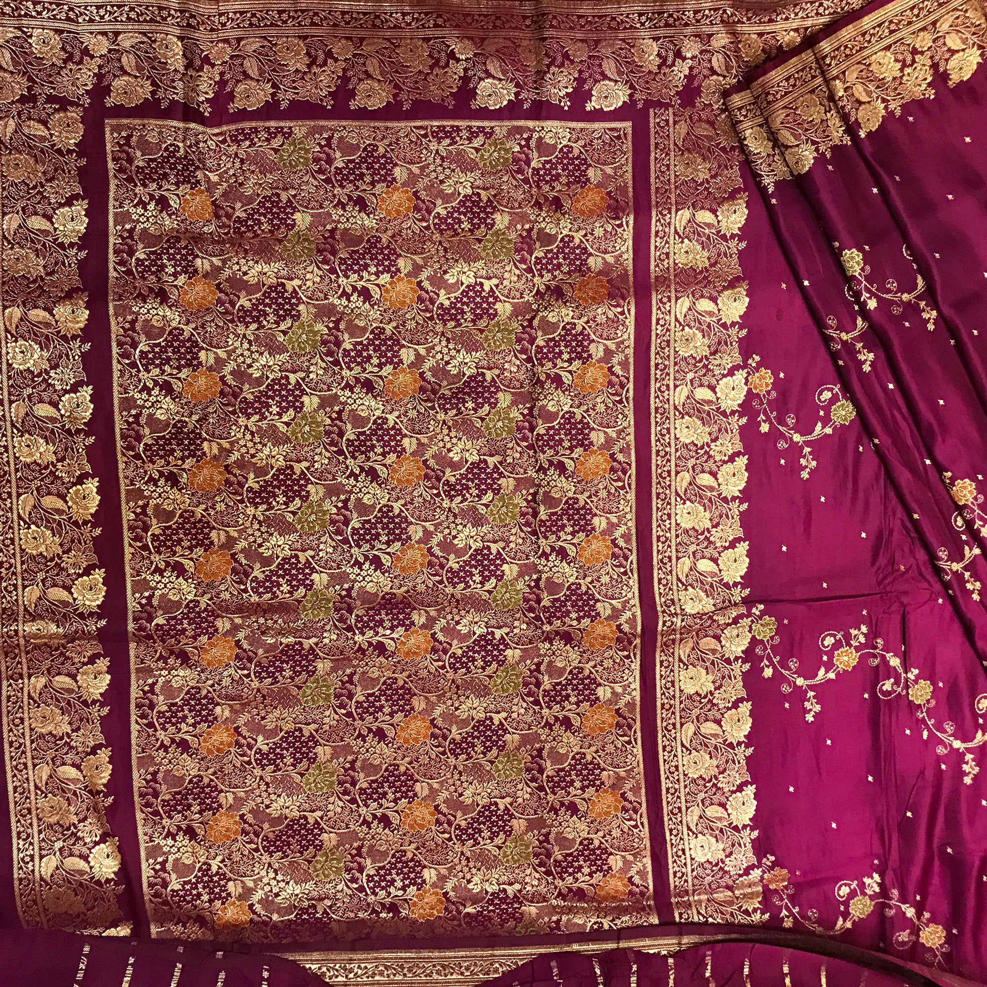 Vintage Banarasi Saree 303 - Vintage India NYC