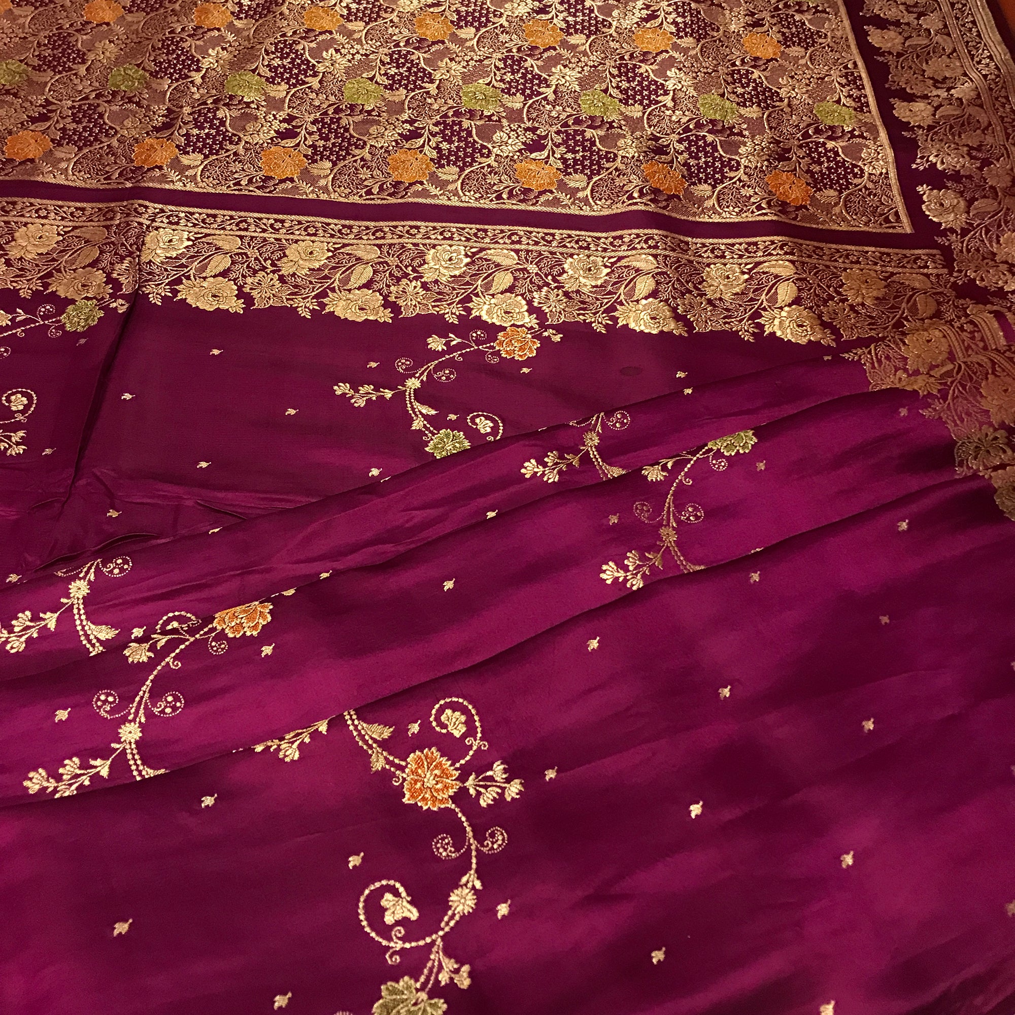 Vintage Banarasi Saree 303 - Vintage India NYC