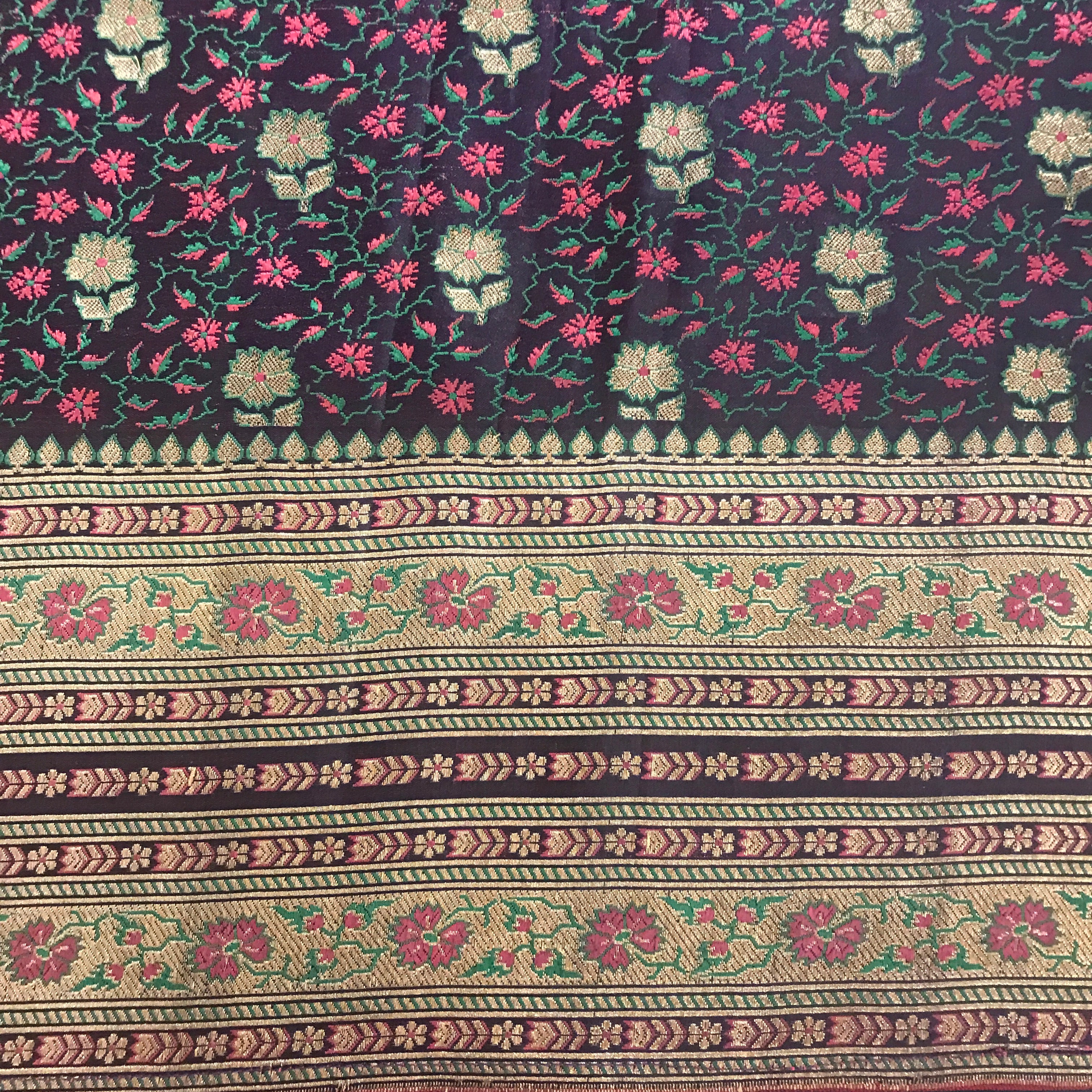 Vintage Meena Paithani Saree 340 - Vintage India NYC