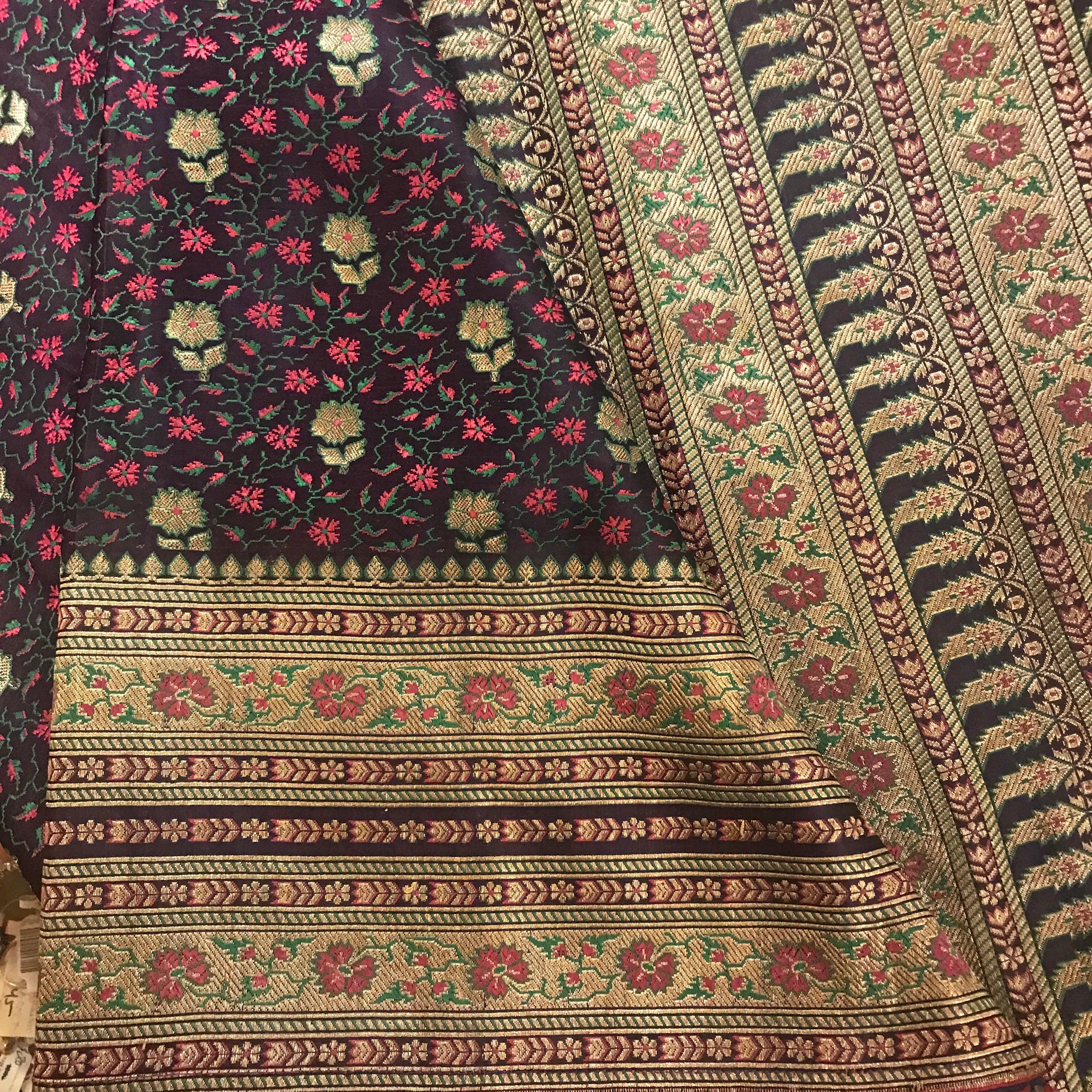 Vintage Meena Paithani Saree 340 - Vintage India NYC