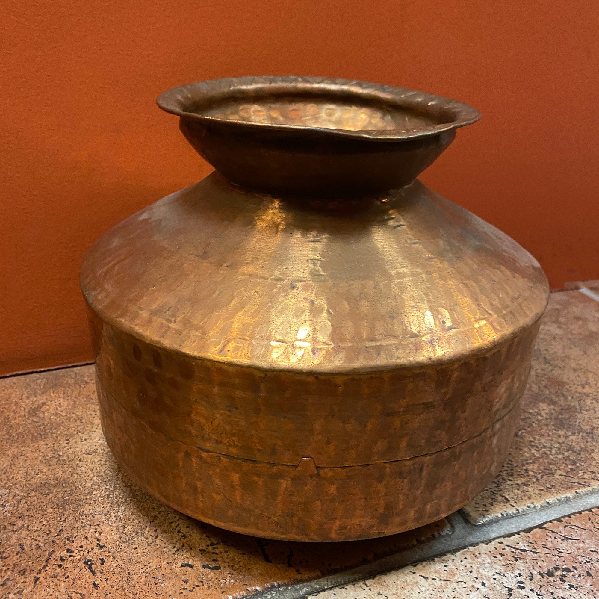 Handmade Copper Lotas-5 Sizes - Vintage India NYC