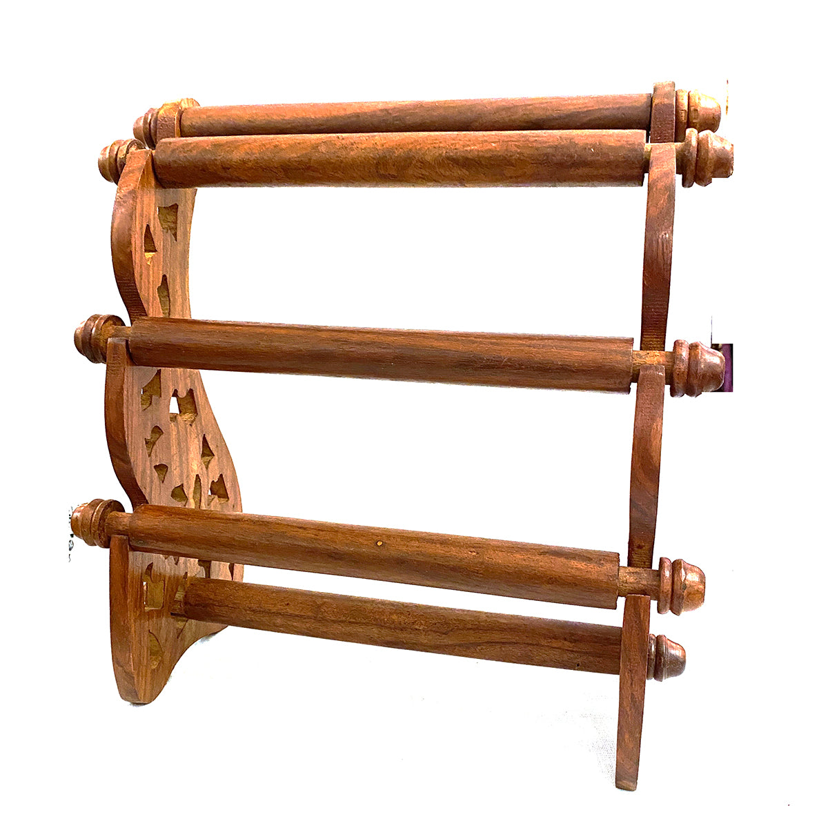 Wooden Bangle Stand - Vintage India NYC
