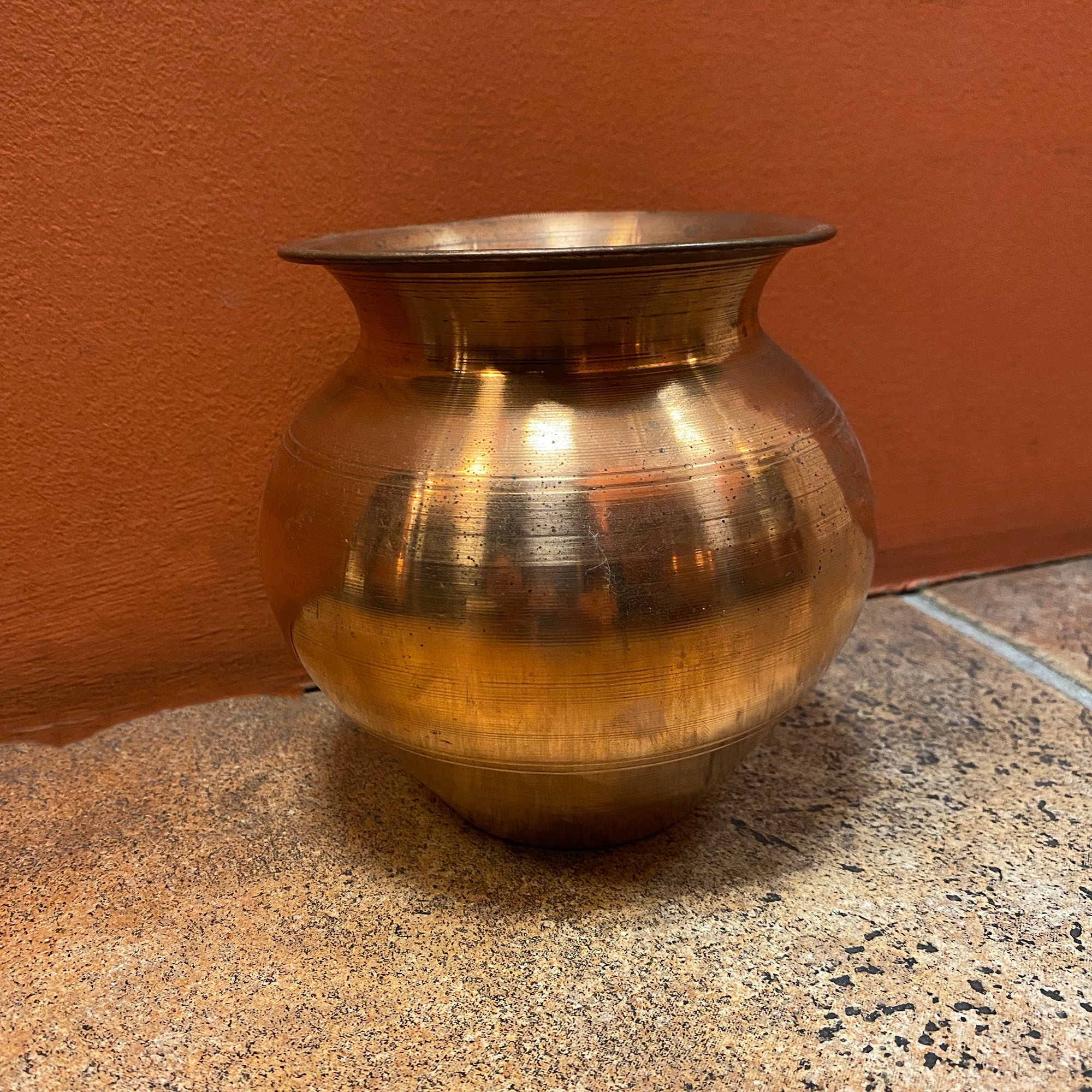 Handmade Copper Lotas-5 Sizes - Vintage India NYC