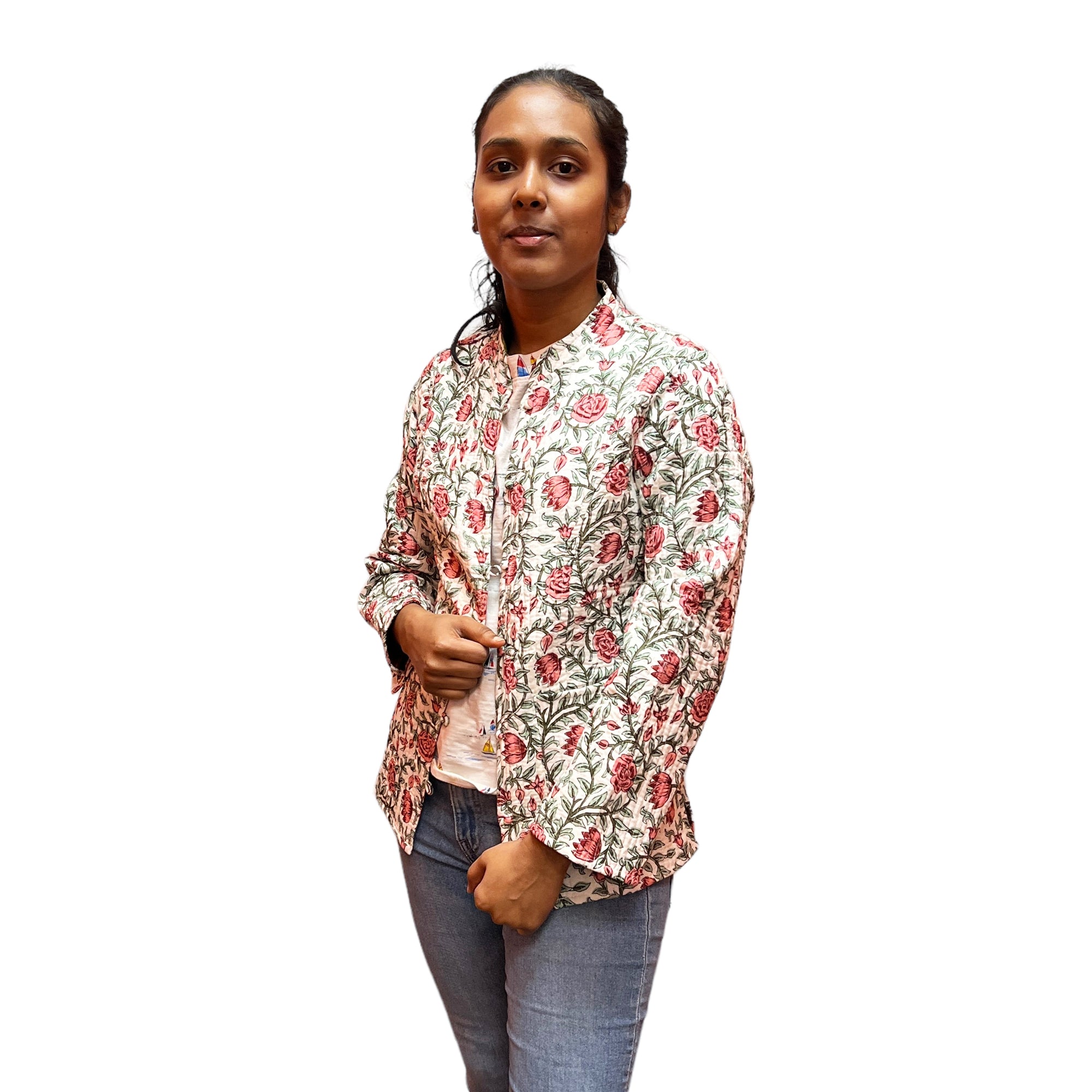 AR Reversible Quilted Short Jackets - Vintage India NYC