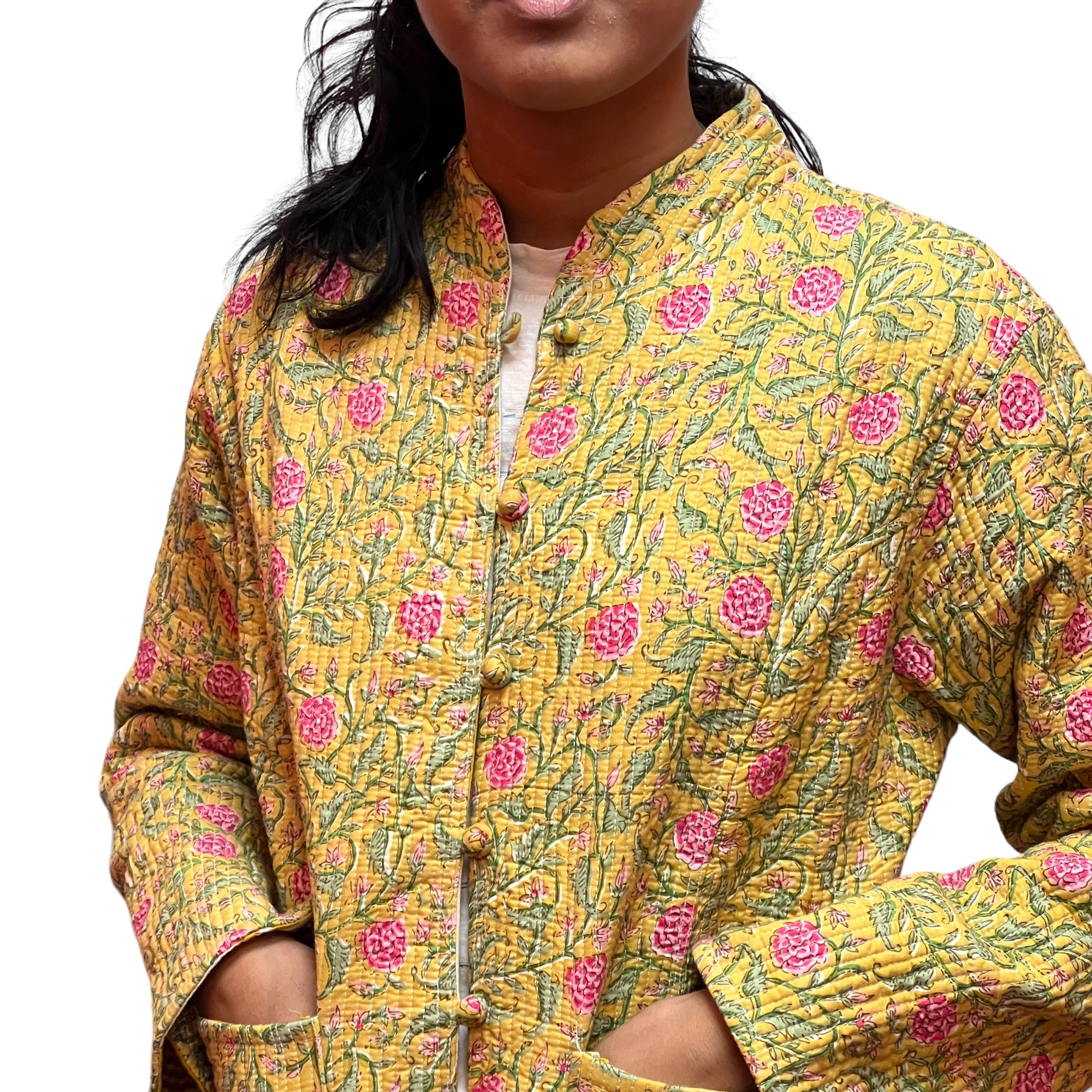 AR Reversible Quilted Short Jackets - Vintage India NYC