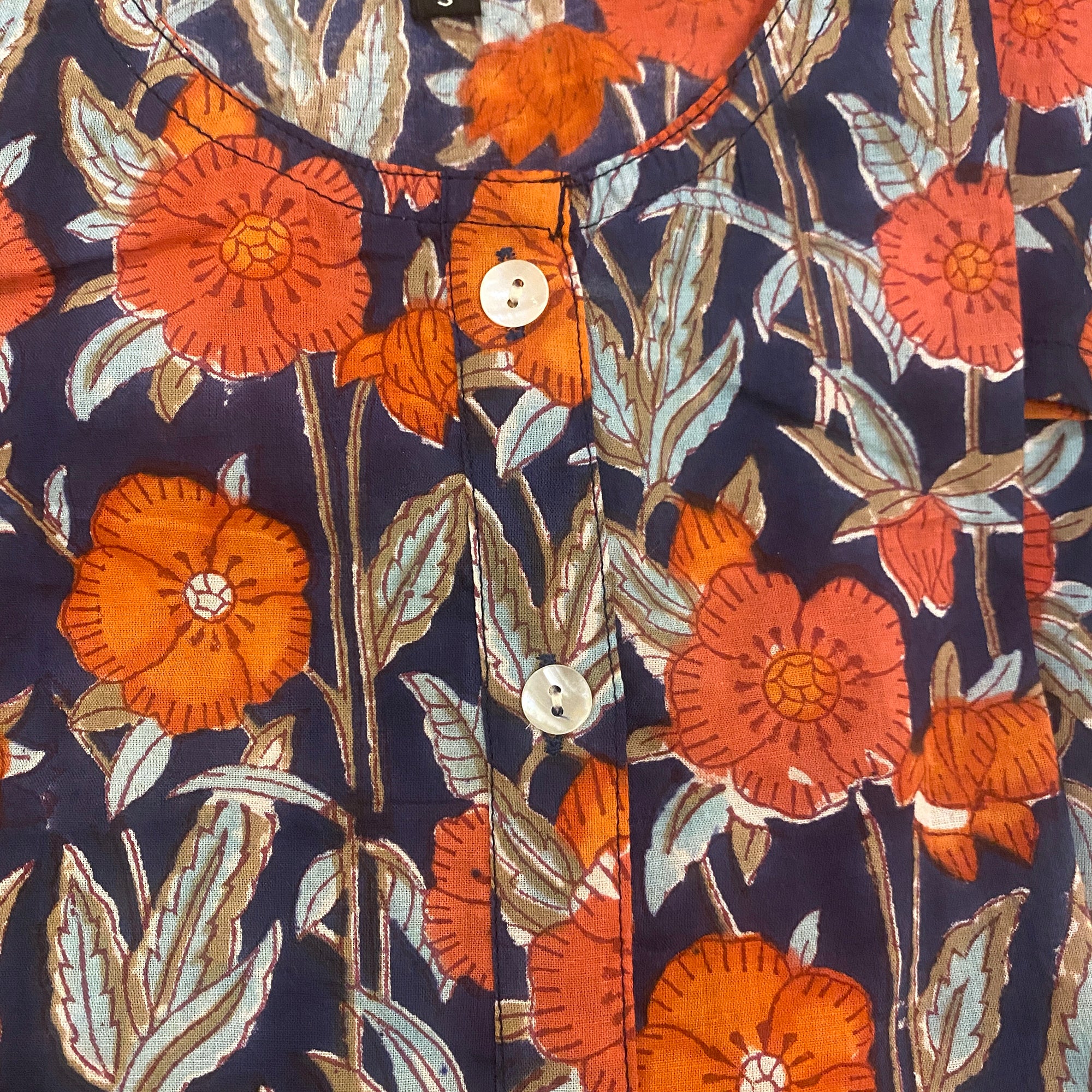 AR Floral Short Kurtas-5 Styles - Vintage India NYC