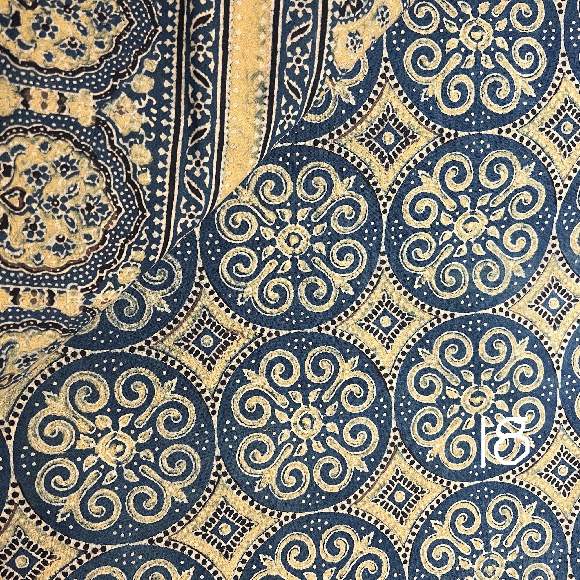 Ajrakh Queen Bed Covers-Many Colors - Vintage India NYC