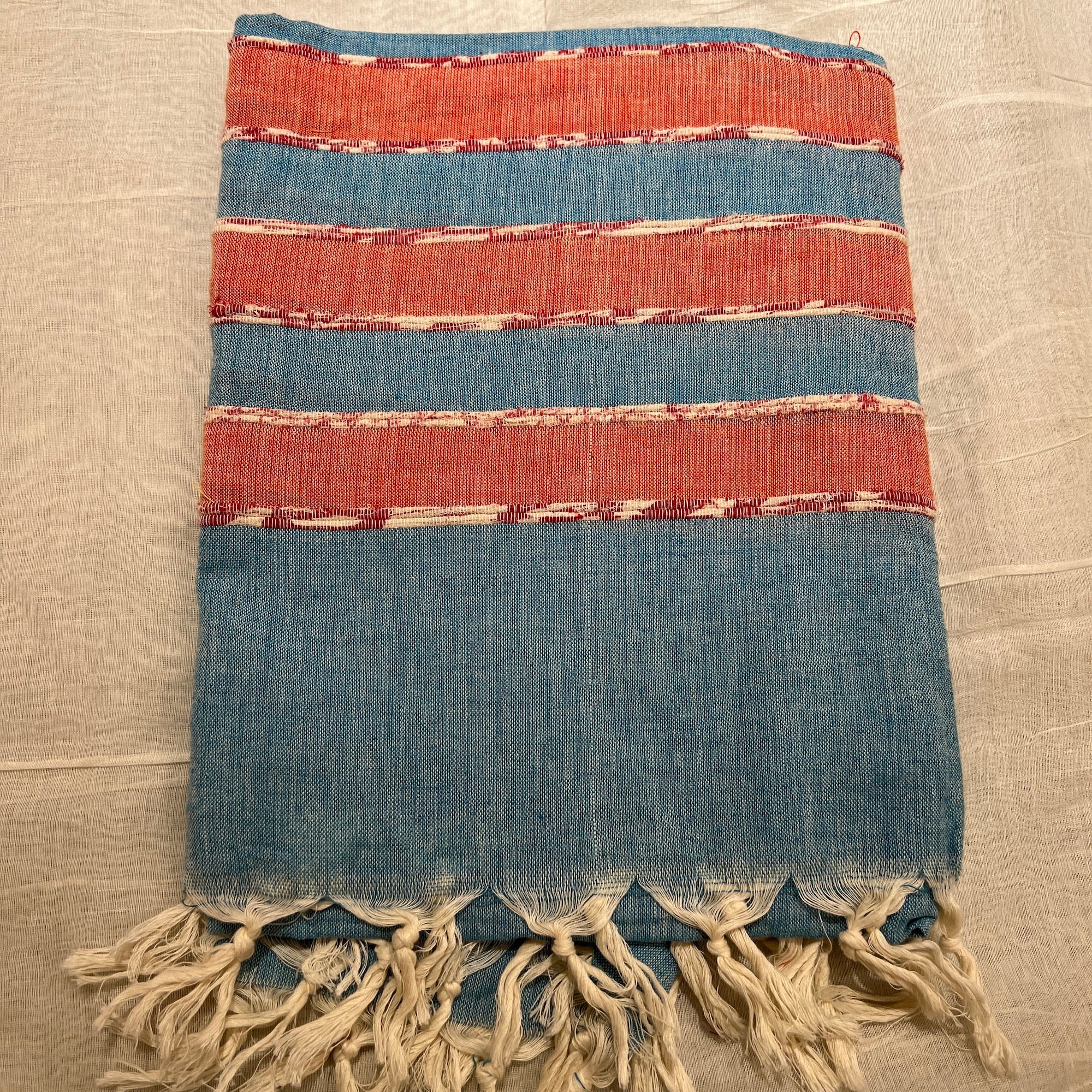 Handwoven Cotton Khadi Shawls-Various Colors - Vintage India NYC