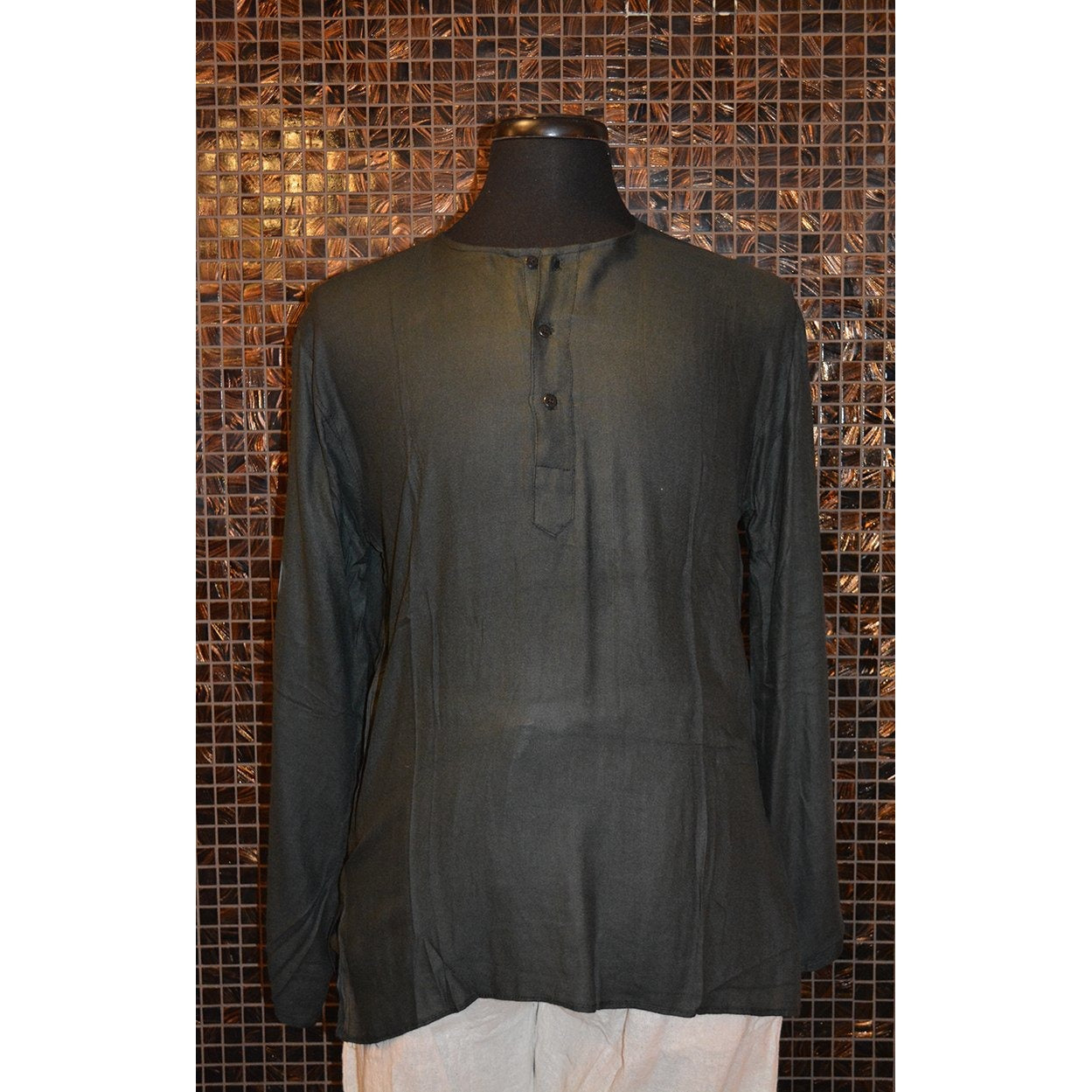 Soft Plain Kurta - Vintage India NYC