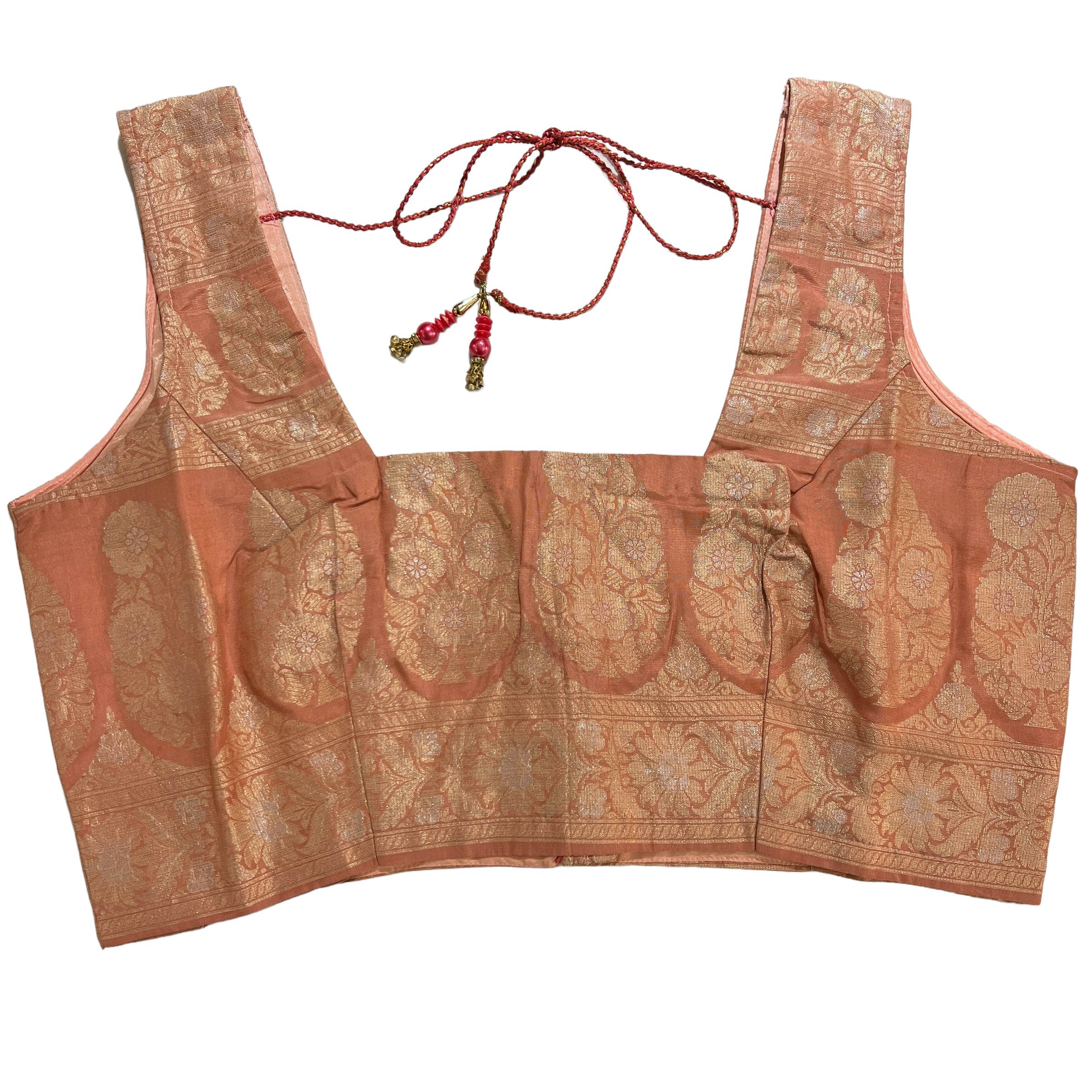 Brocade Saree Blouses-Size 42 - Vintage India NYC