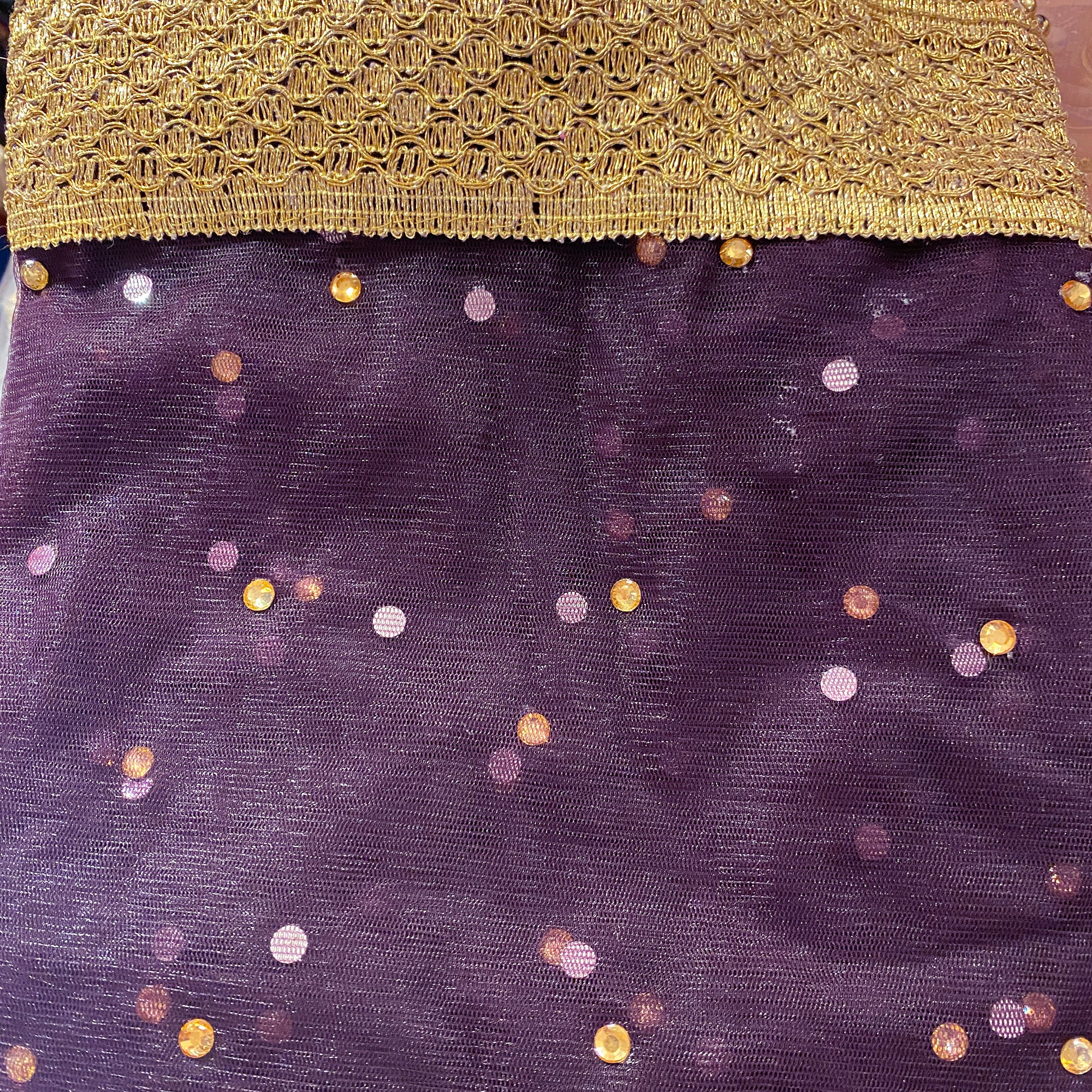 DT Stonework Dupatta - Vintage India NYC