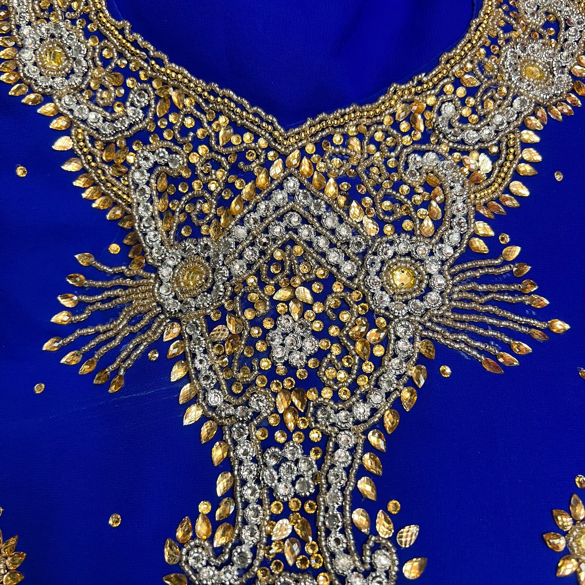 DT Georgette Kurti Size 44 - Vintage India NYC