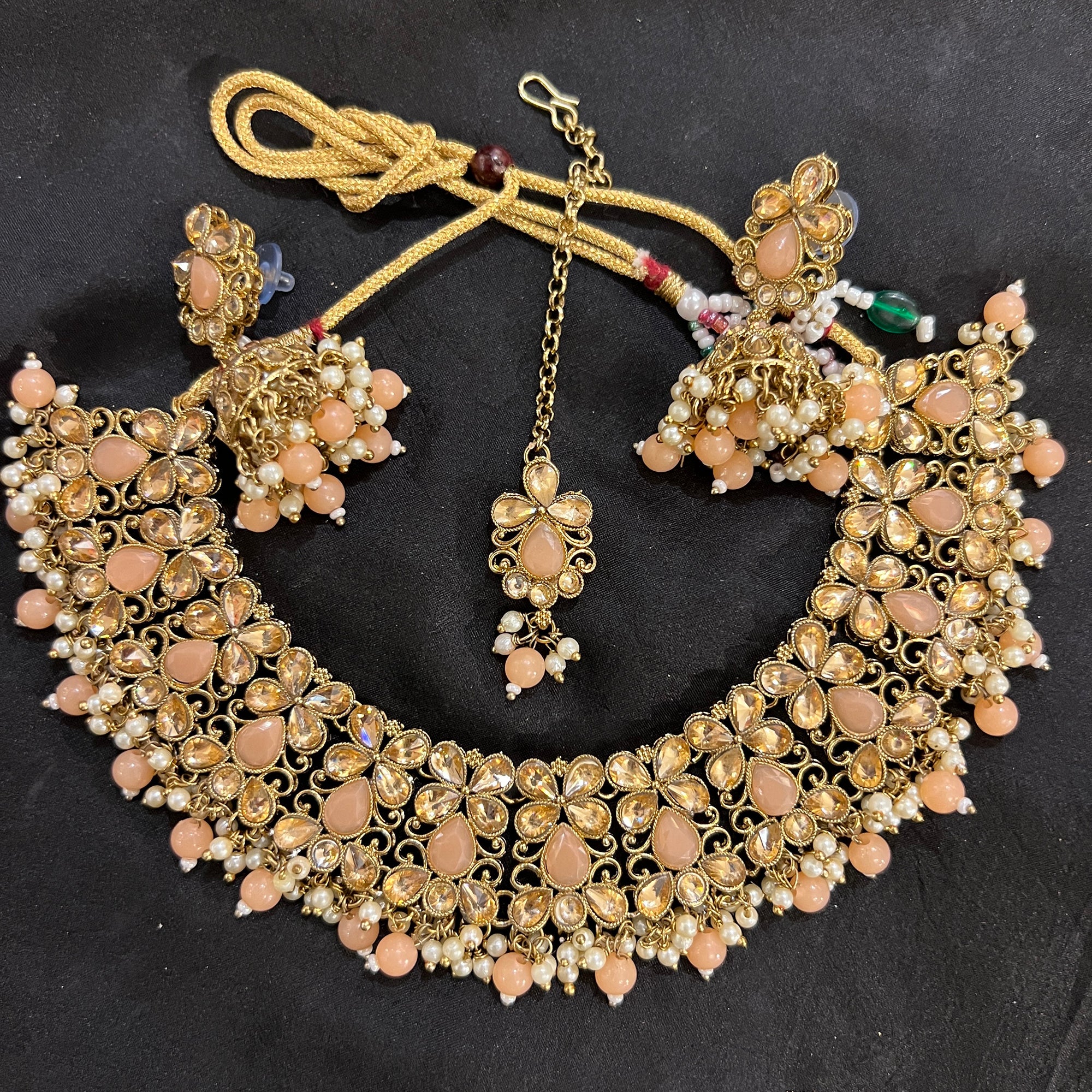 DT Jhumka Necklace Sets - Vintage India NYC