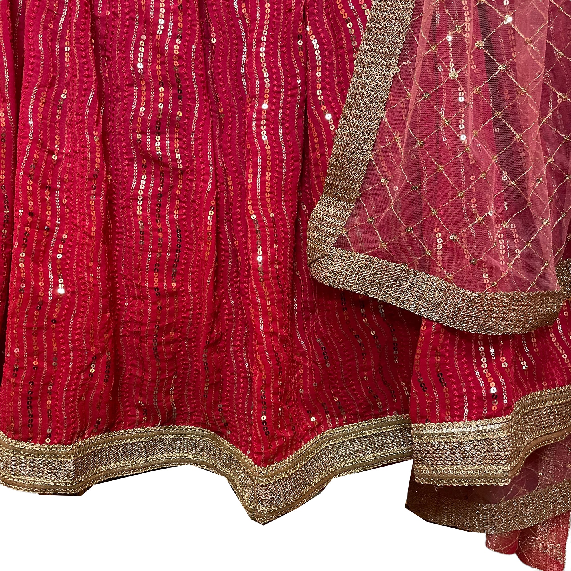 DT Plus Size Sequin Lehenga Sets-2Colors - Vintage India NYC