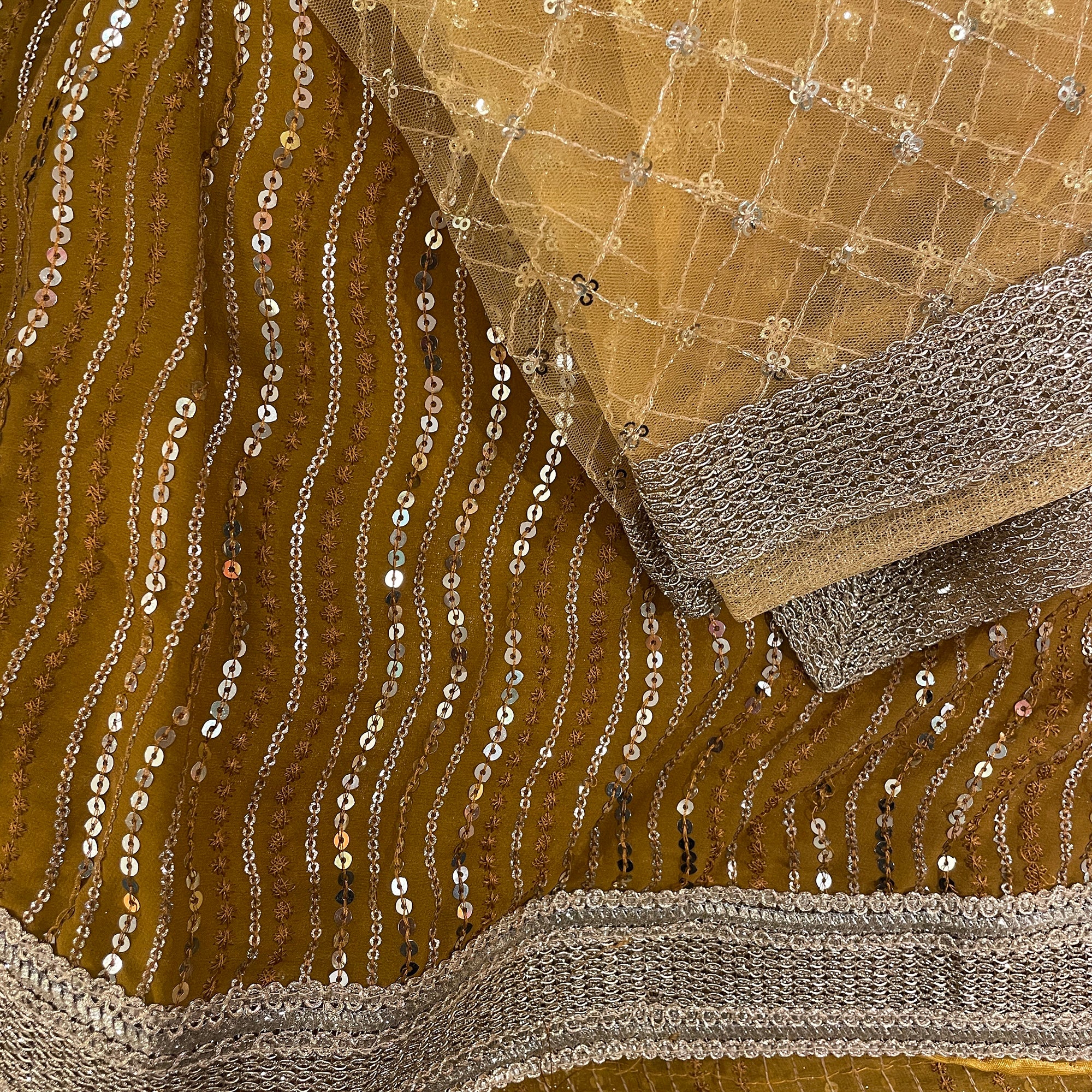 DT Plus Size Sequin Lehenga Sets-2Colors - Vintage India NYC