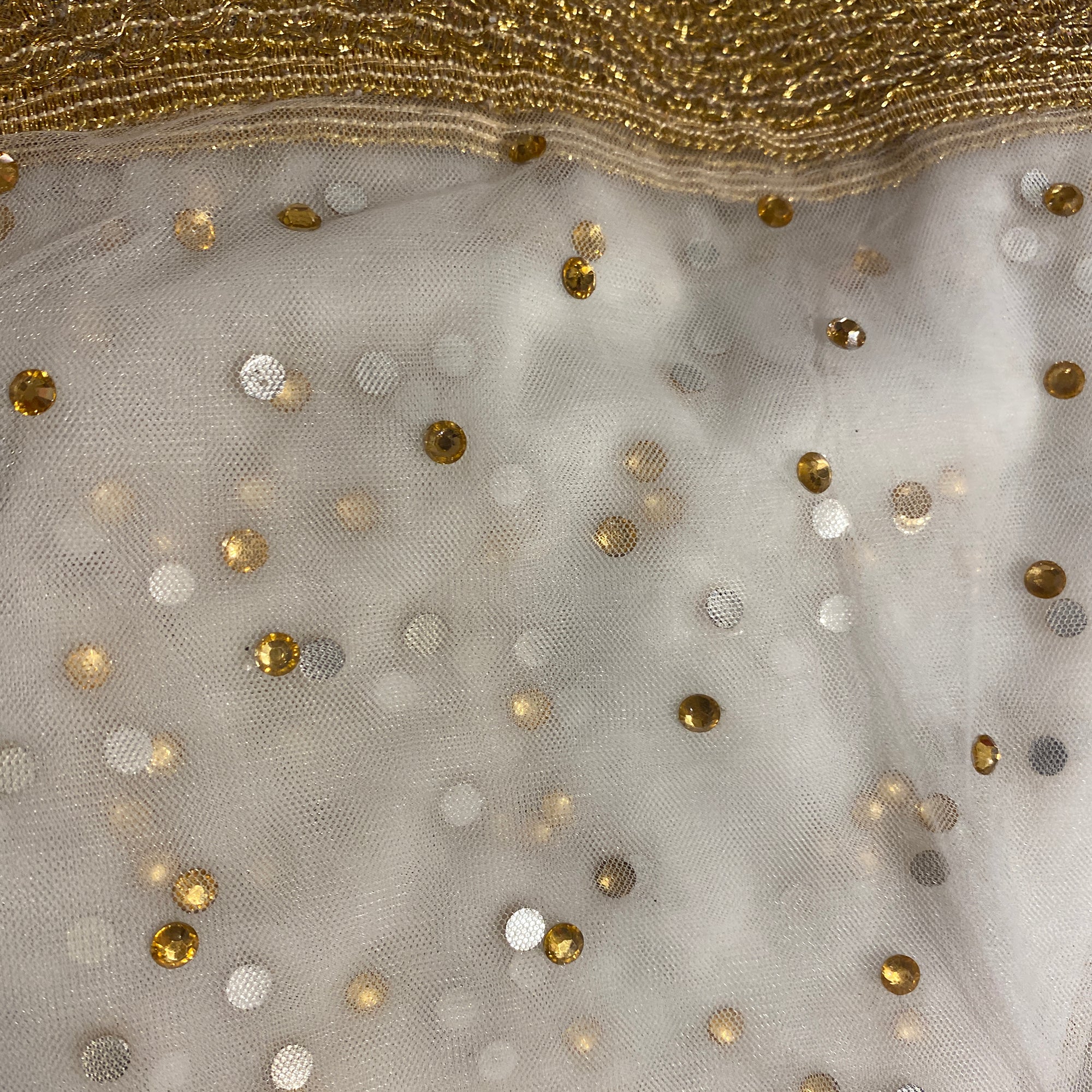 DT Stonework Dupatta - Vintage India NYC