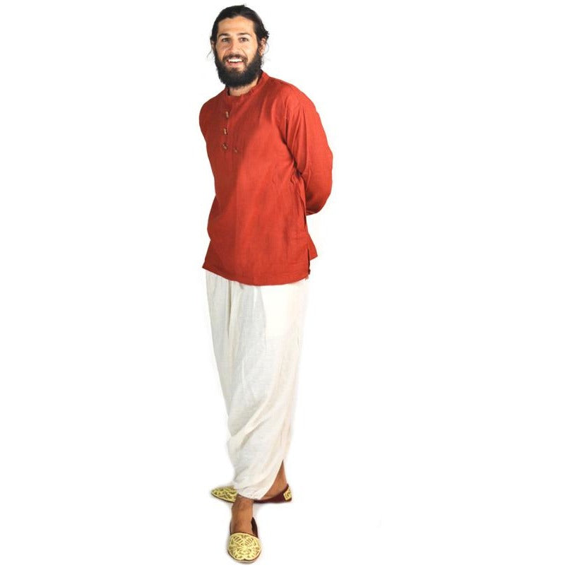 Organic Cotton Short Kurta- Many Colors - Vintage India NYC