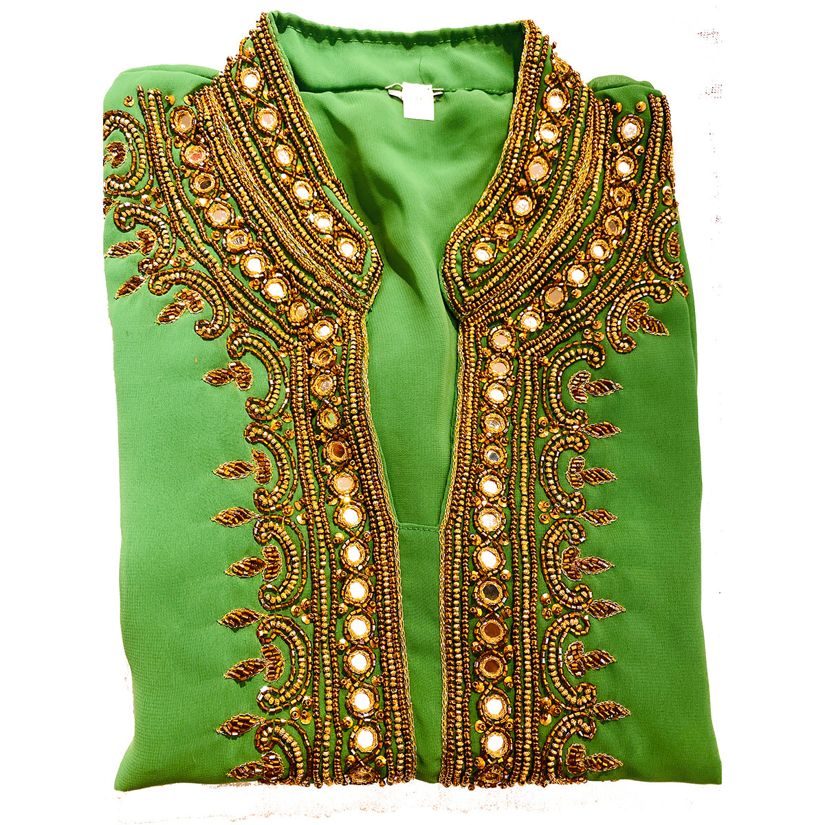 DT Georgette Kurti Size 46 - Vintage India NYC