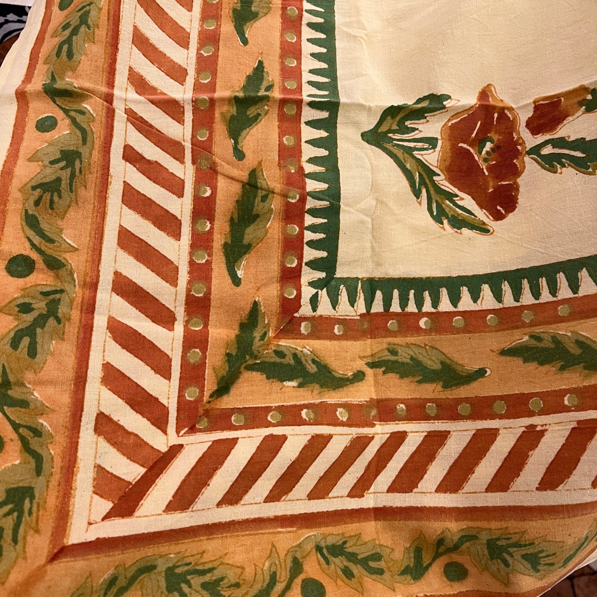 LH Block Print Bedcover - Vintage India NYC