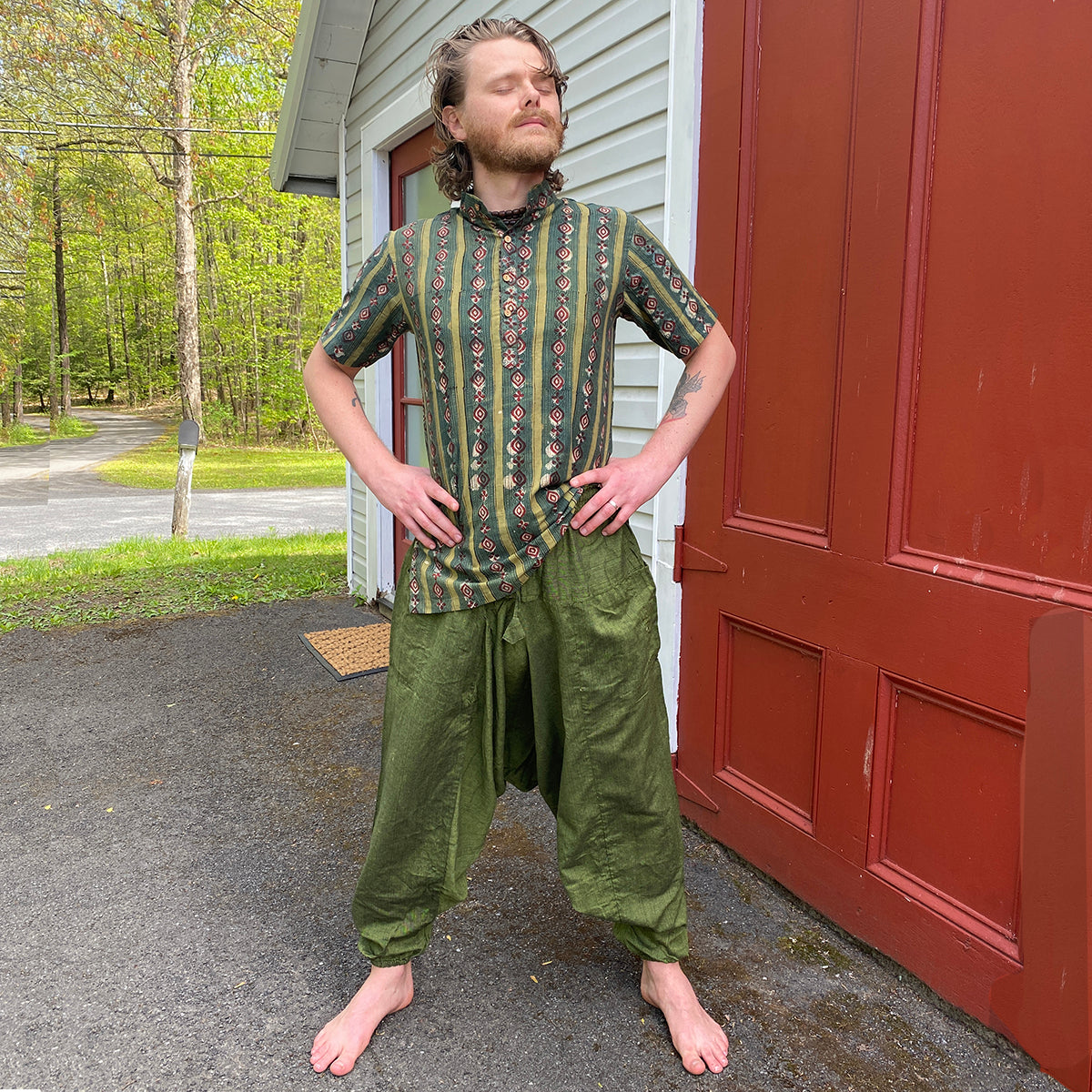 HF Unisex Harem Pants- 6 colors - Vintage India NYC